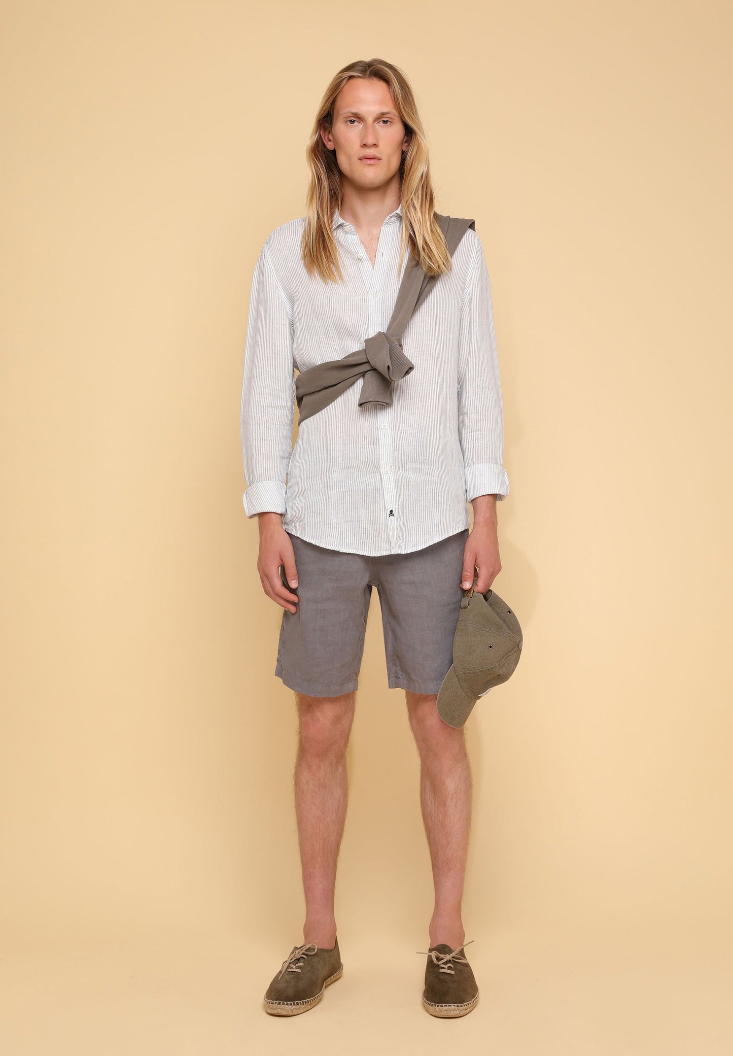 CAMISA LINO RAYAS