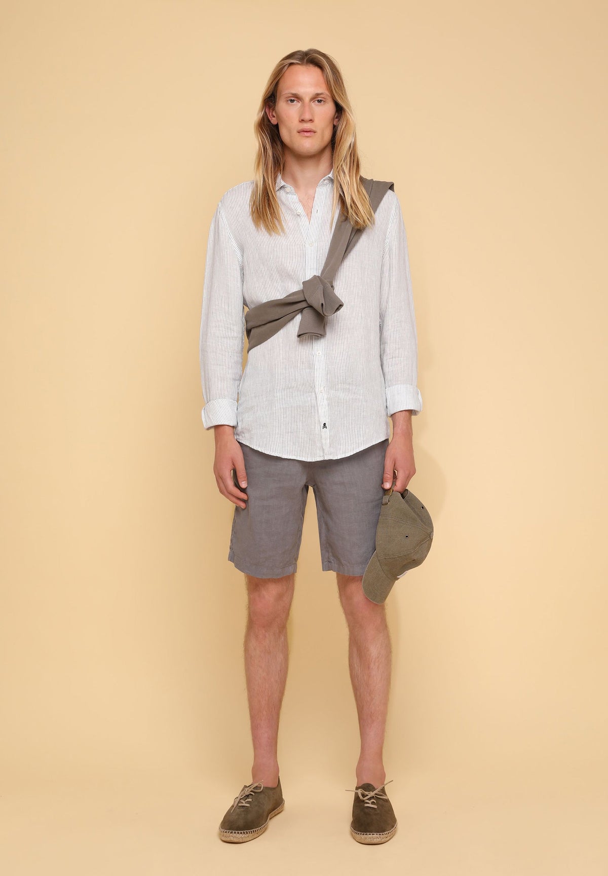 CAMISA LINO RAYAS