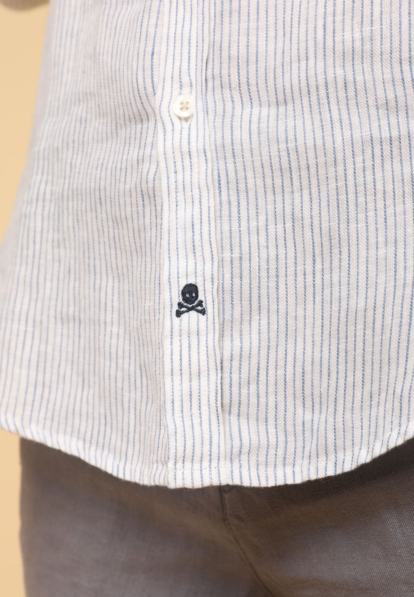 CAMISA LINO RAYAS
