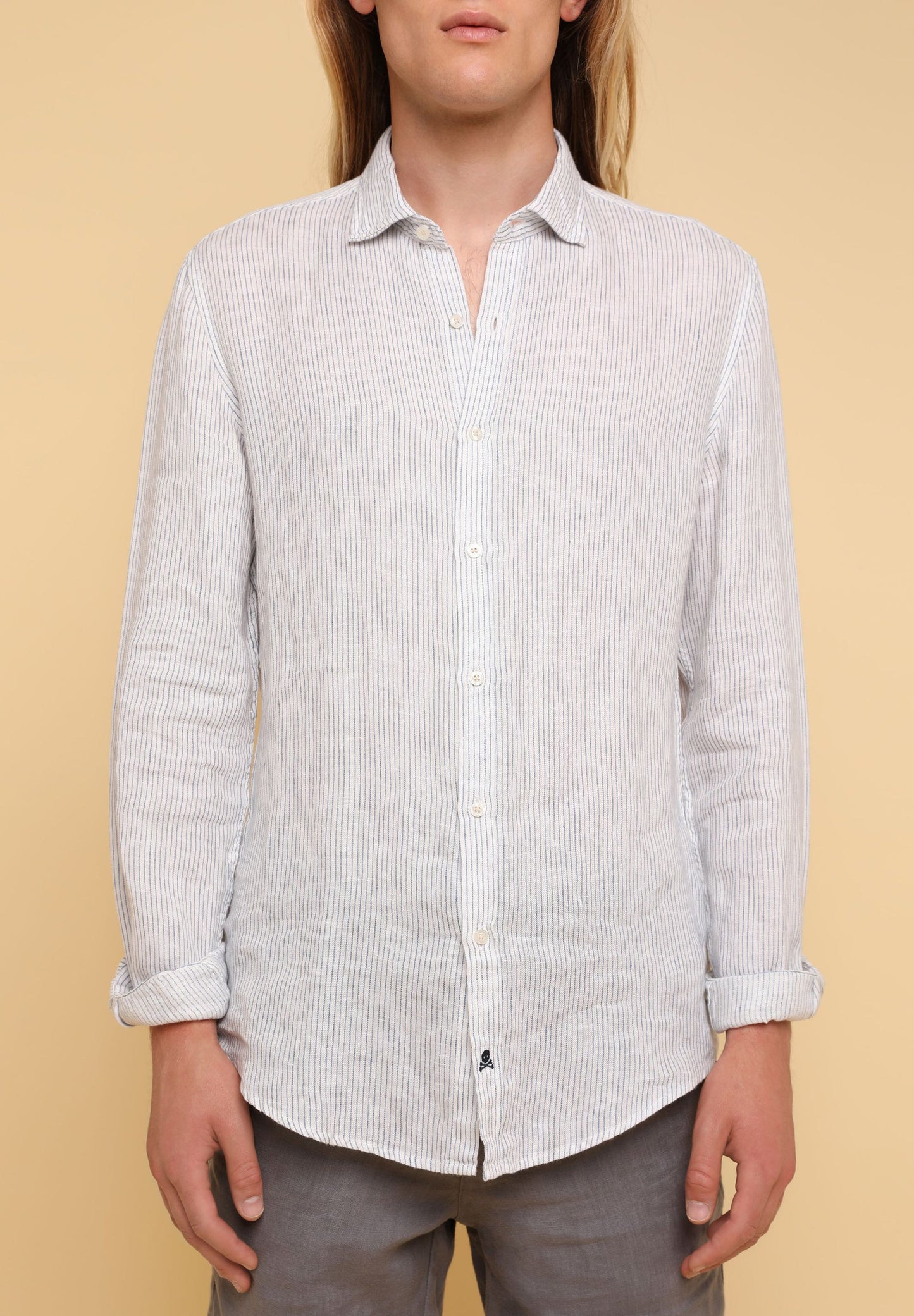 CAMISA LINO RAYAS