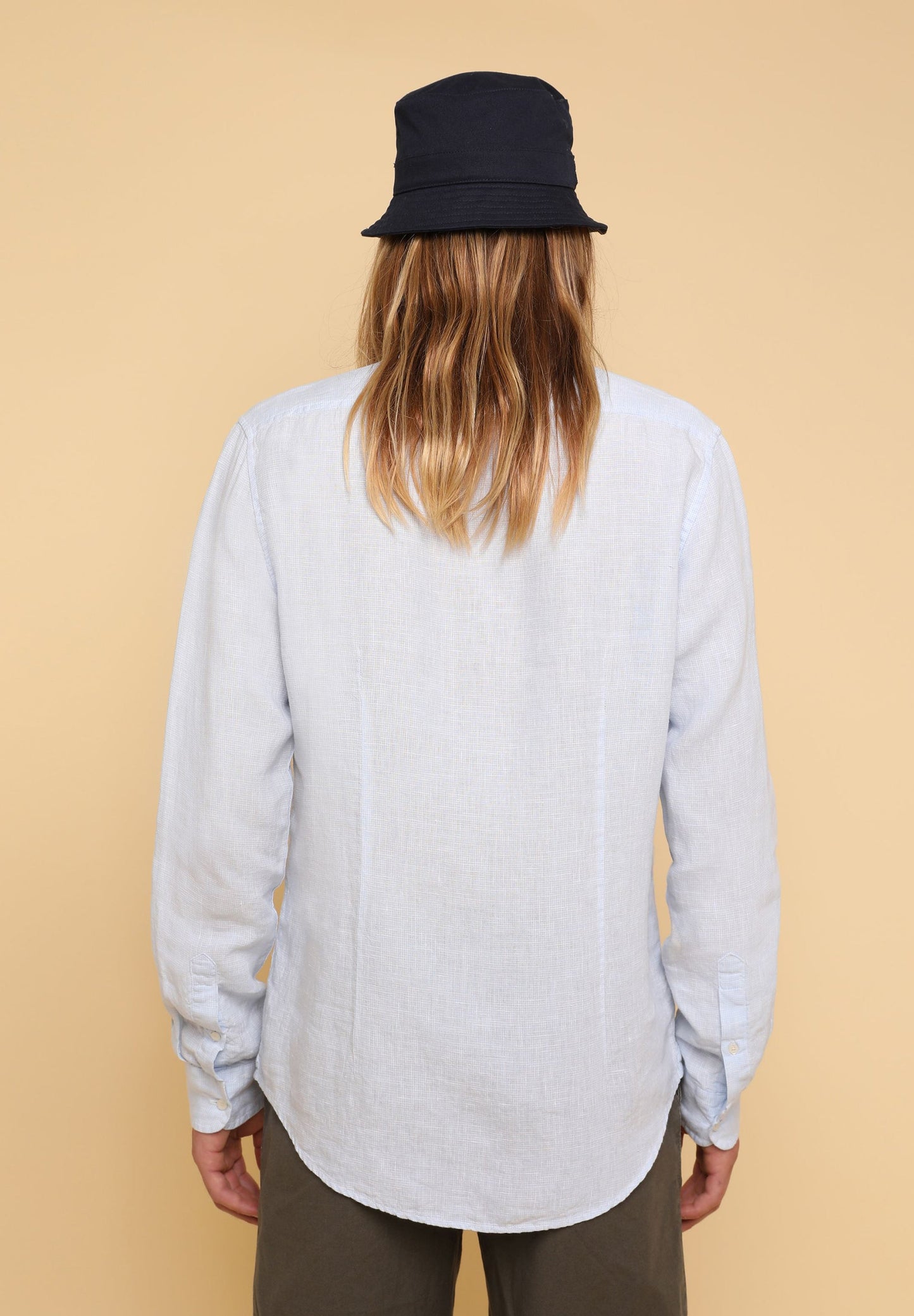 CAMISA LINO CUADROS