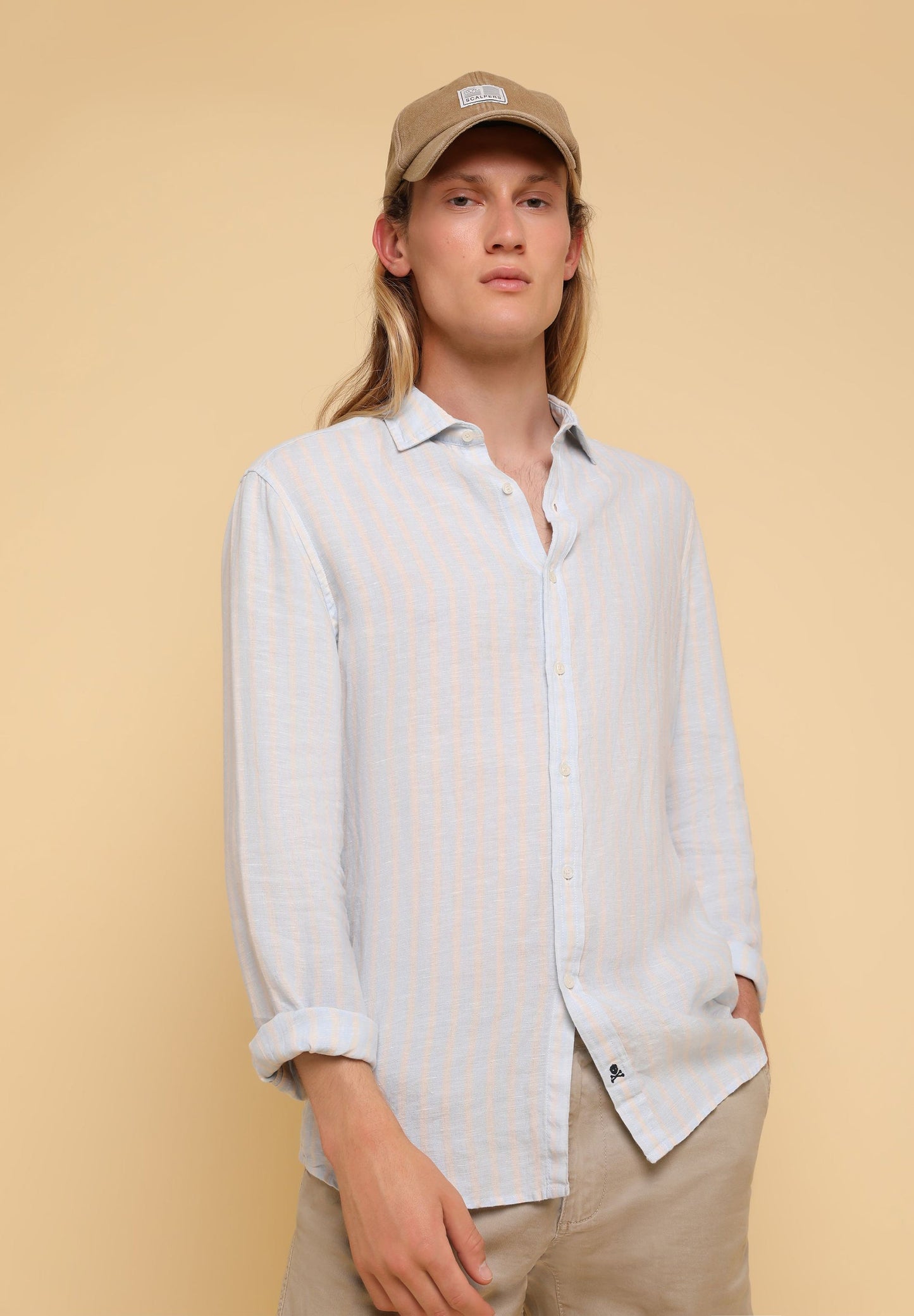 CAMISA LINO RAYAS
