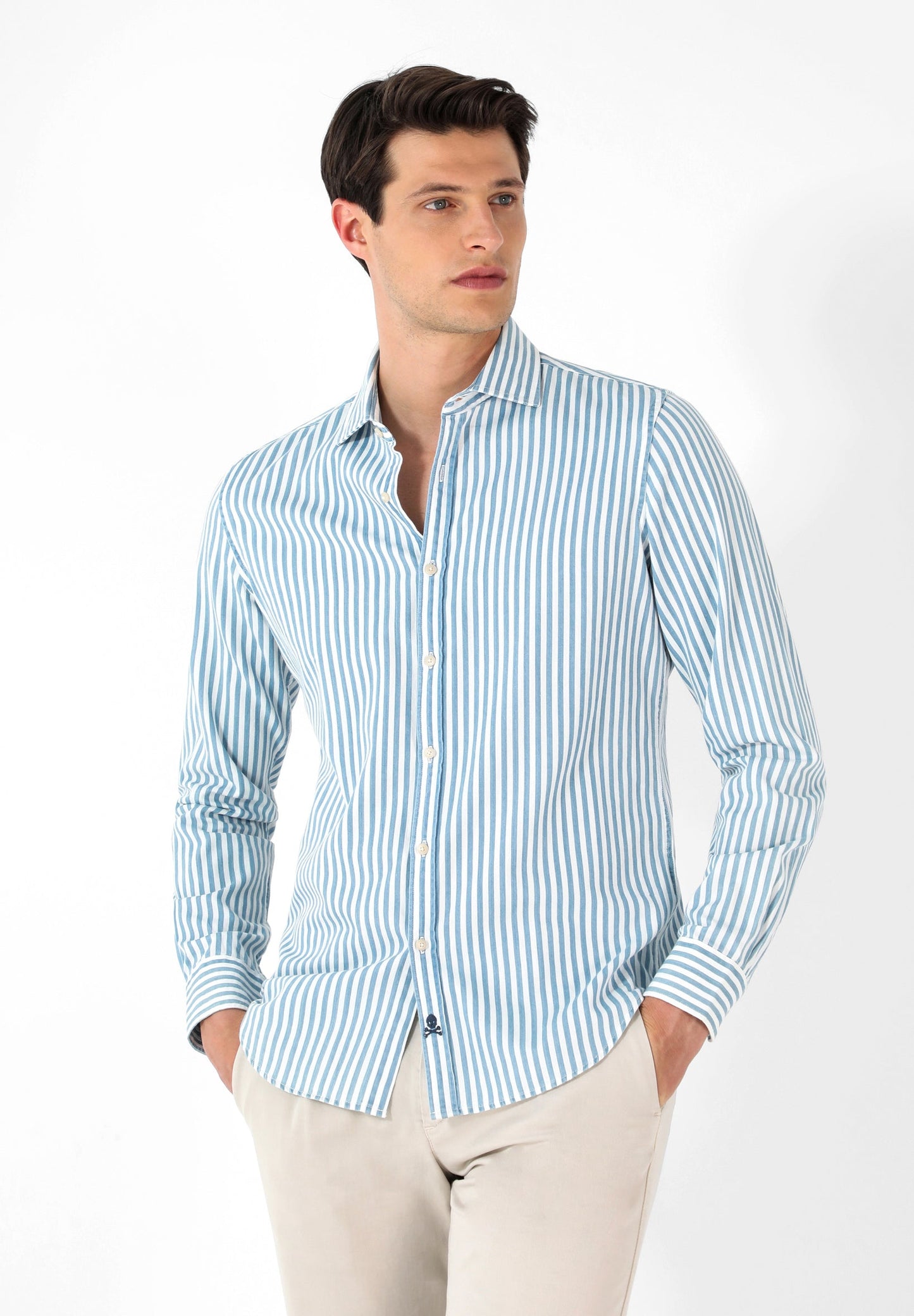 CAMISA RAYAS SLIM FIT