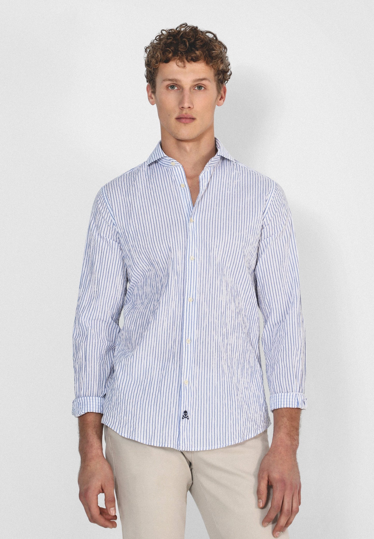 CAMISA RAYAS SEERSUCKER