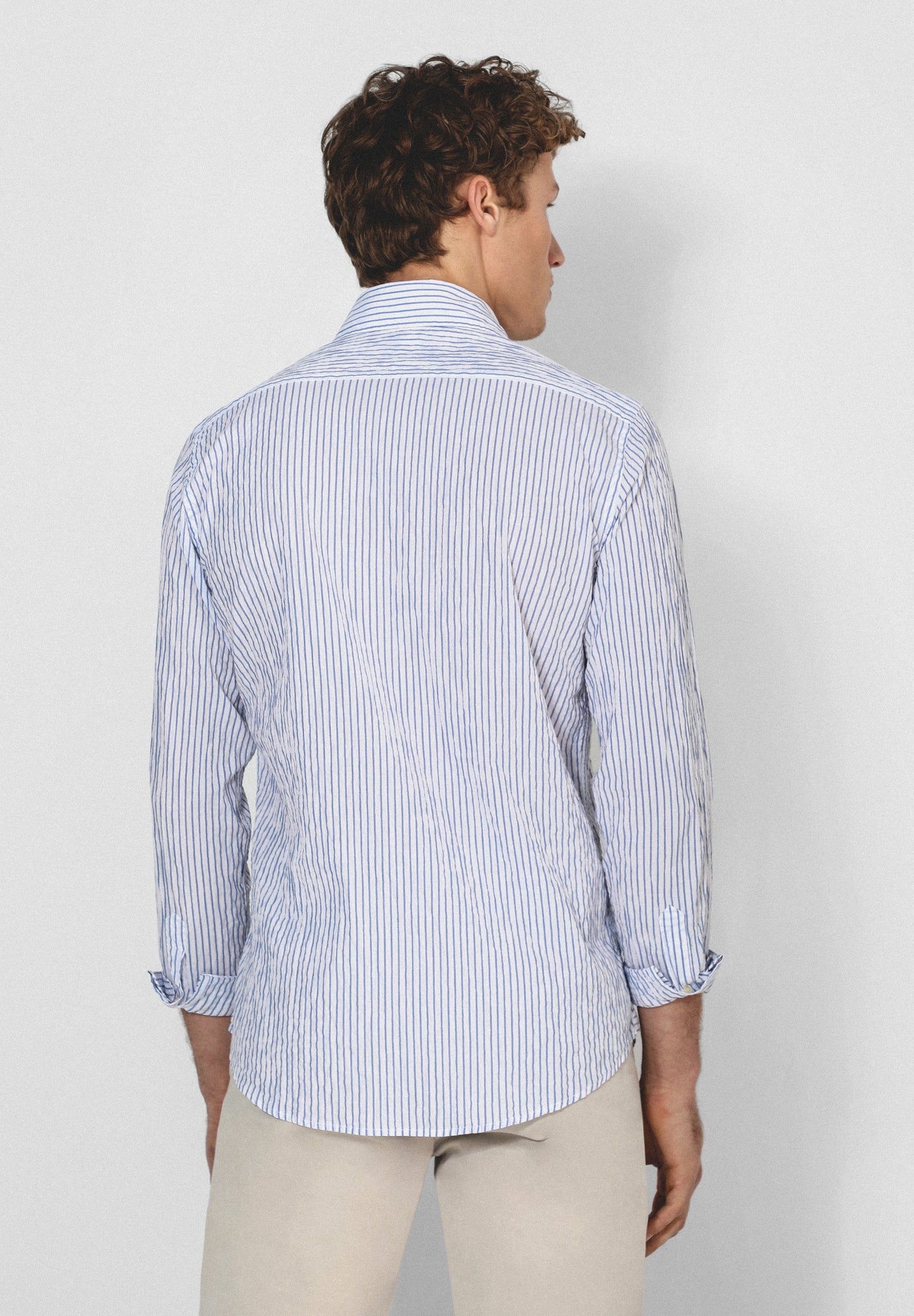 CAMISA RAYAS SEERSUCKER