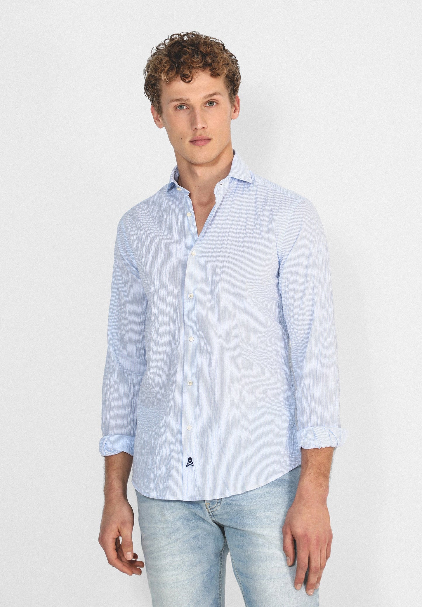 CAMISA RAYAS SEERSUCKER
