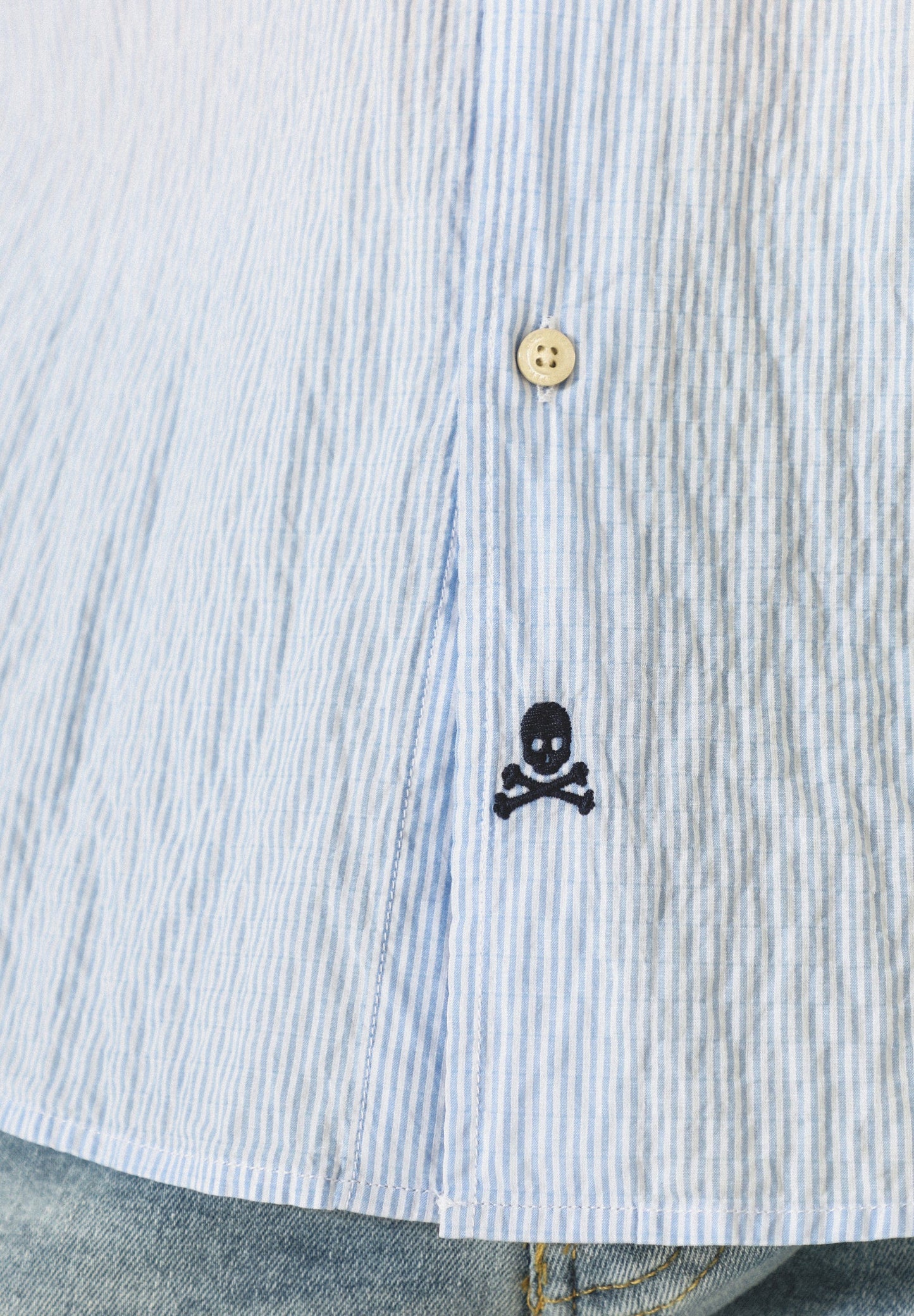 CAMISA RAYAS SEERSUCKER