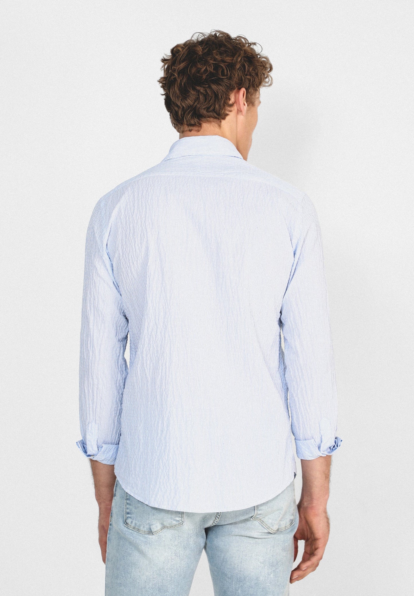 CAMISA RAYAS SEERSUCKER