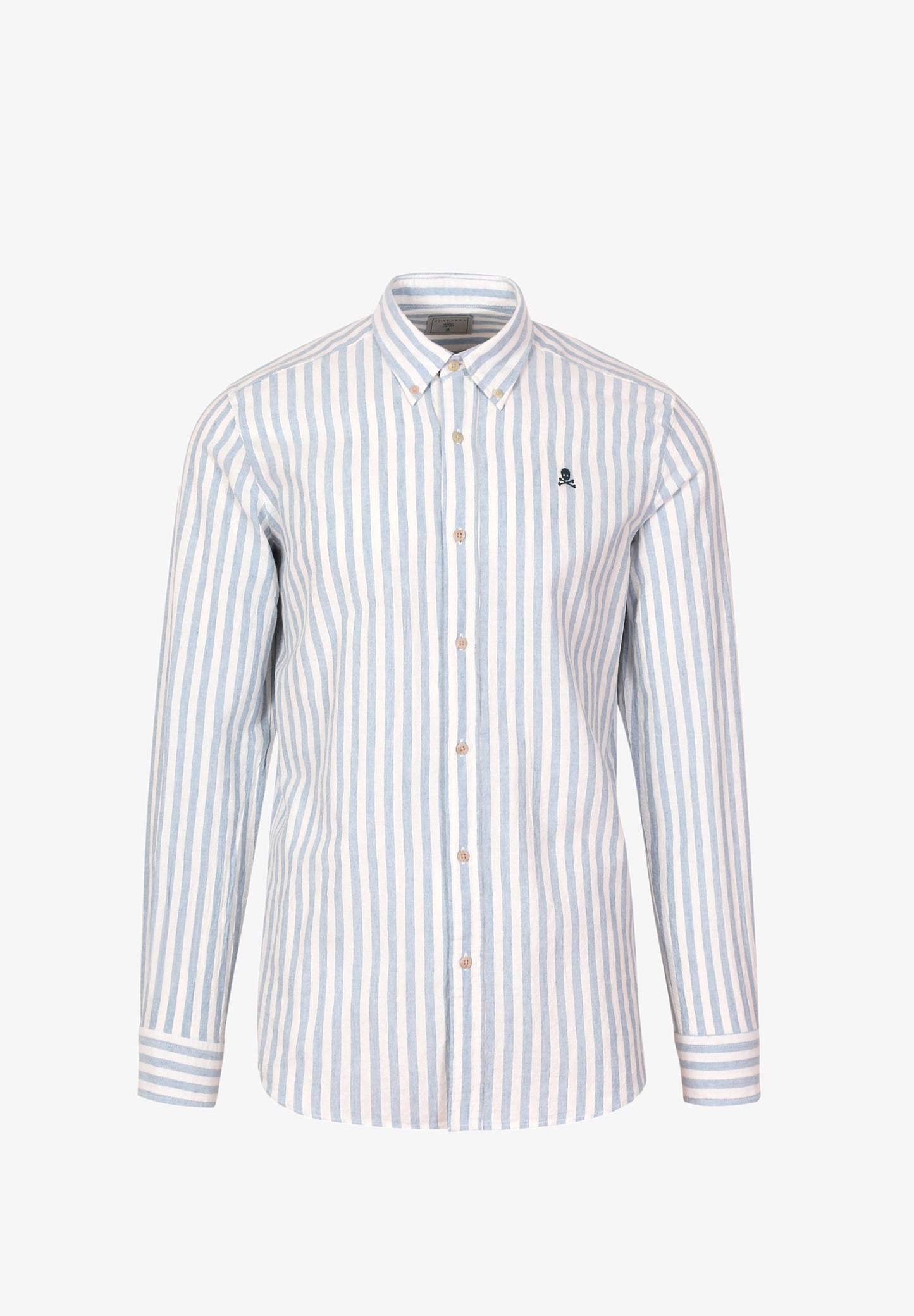 CAMISA RAYAS ALGODÓN LINO