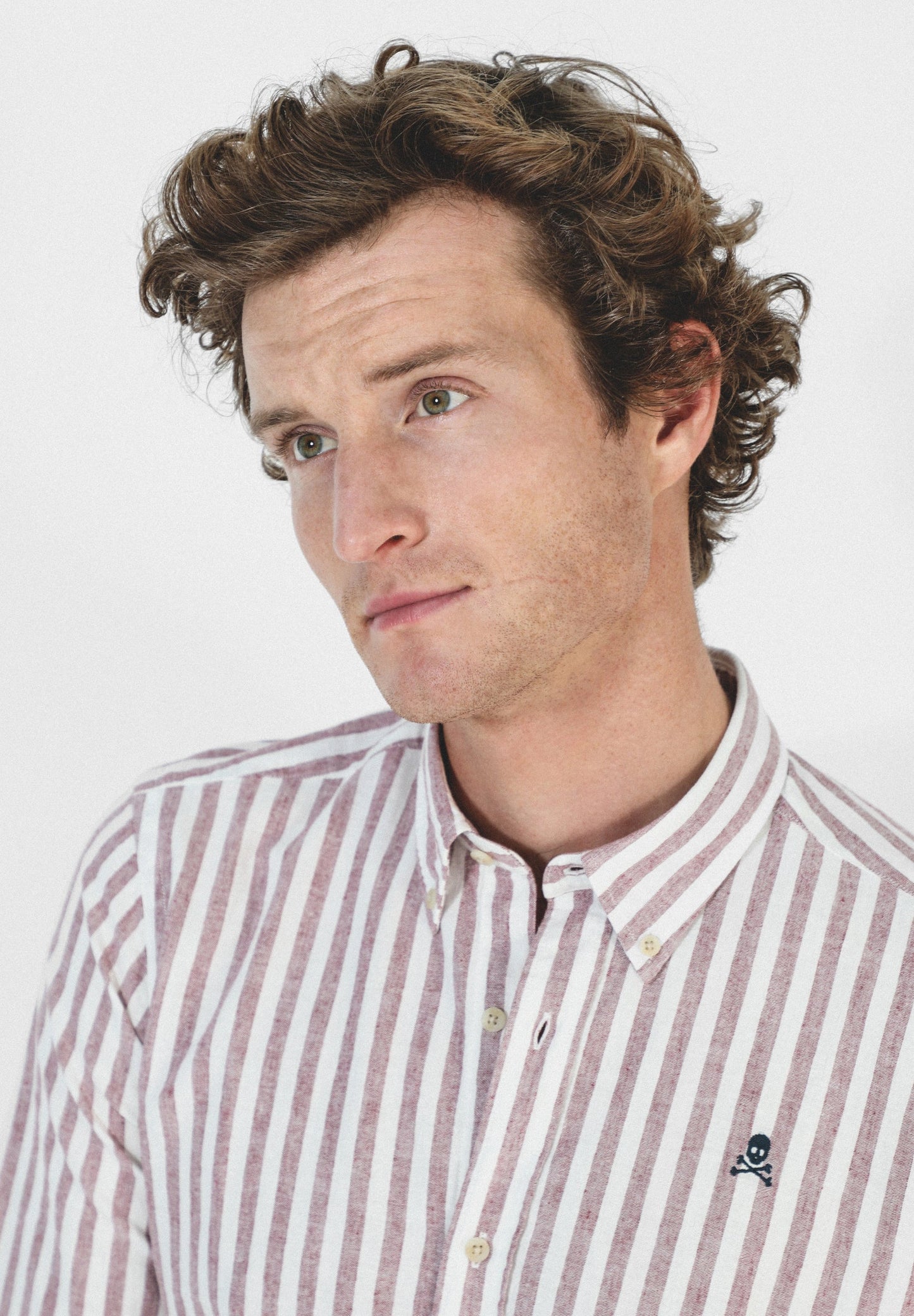 CAMISA RAYAS ALGODÓN LINO