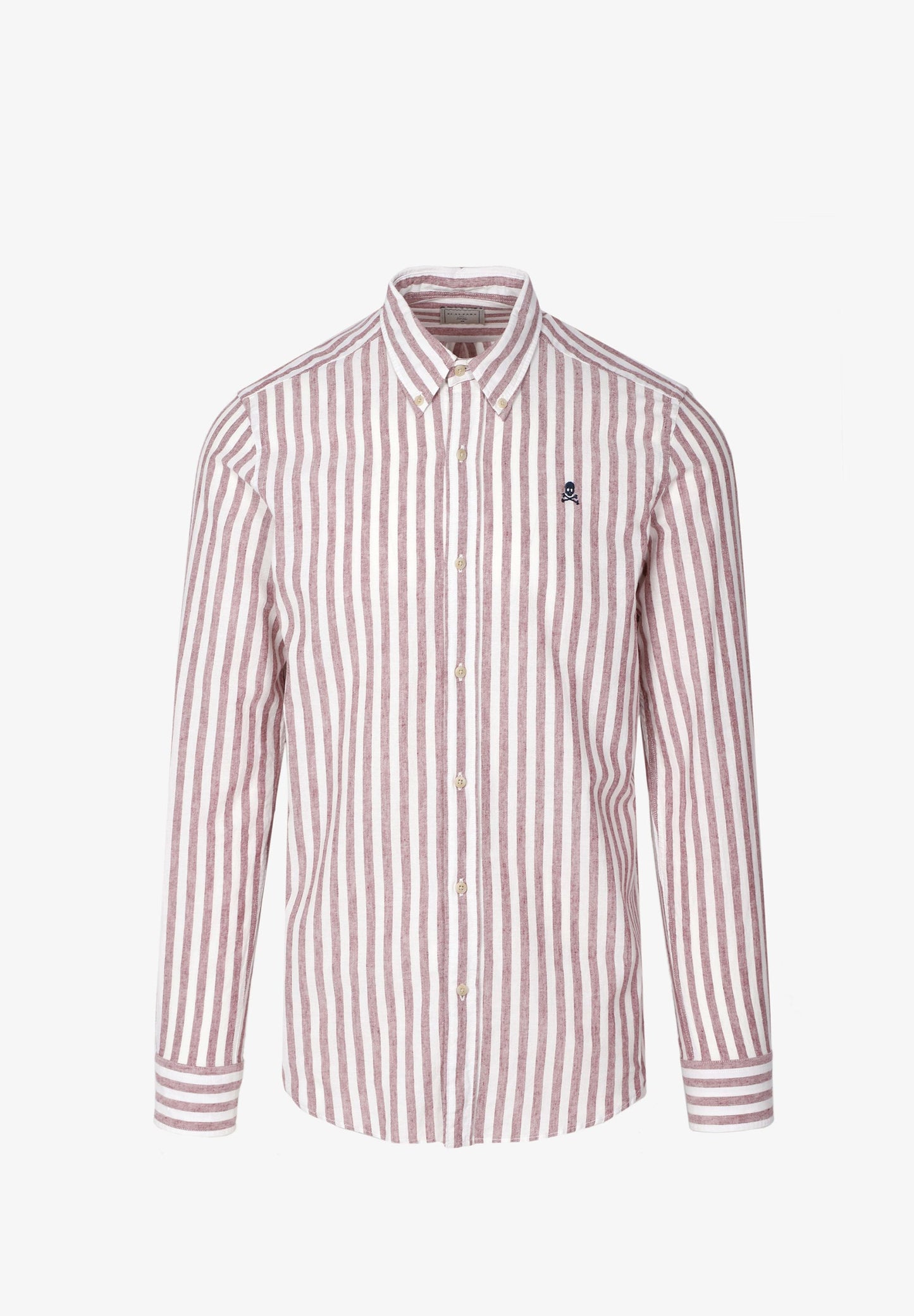 CAMISA RAYAS ALGODÓN LINO