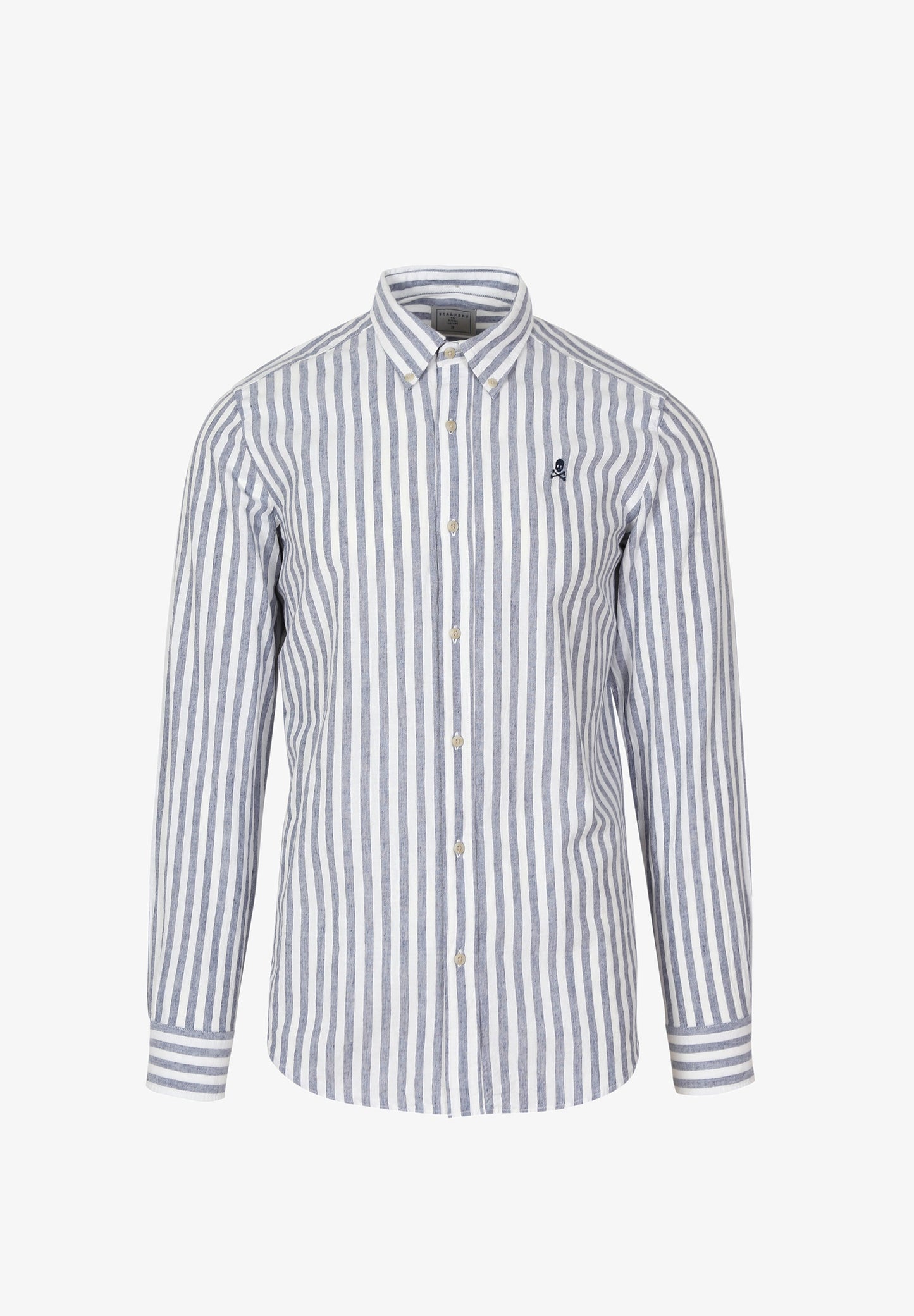 CAMISA RAYAS ALGODÓN LINO