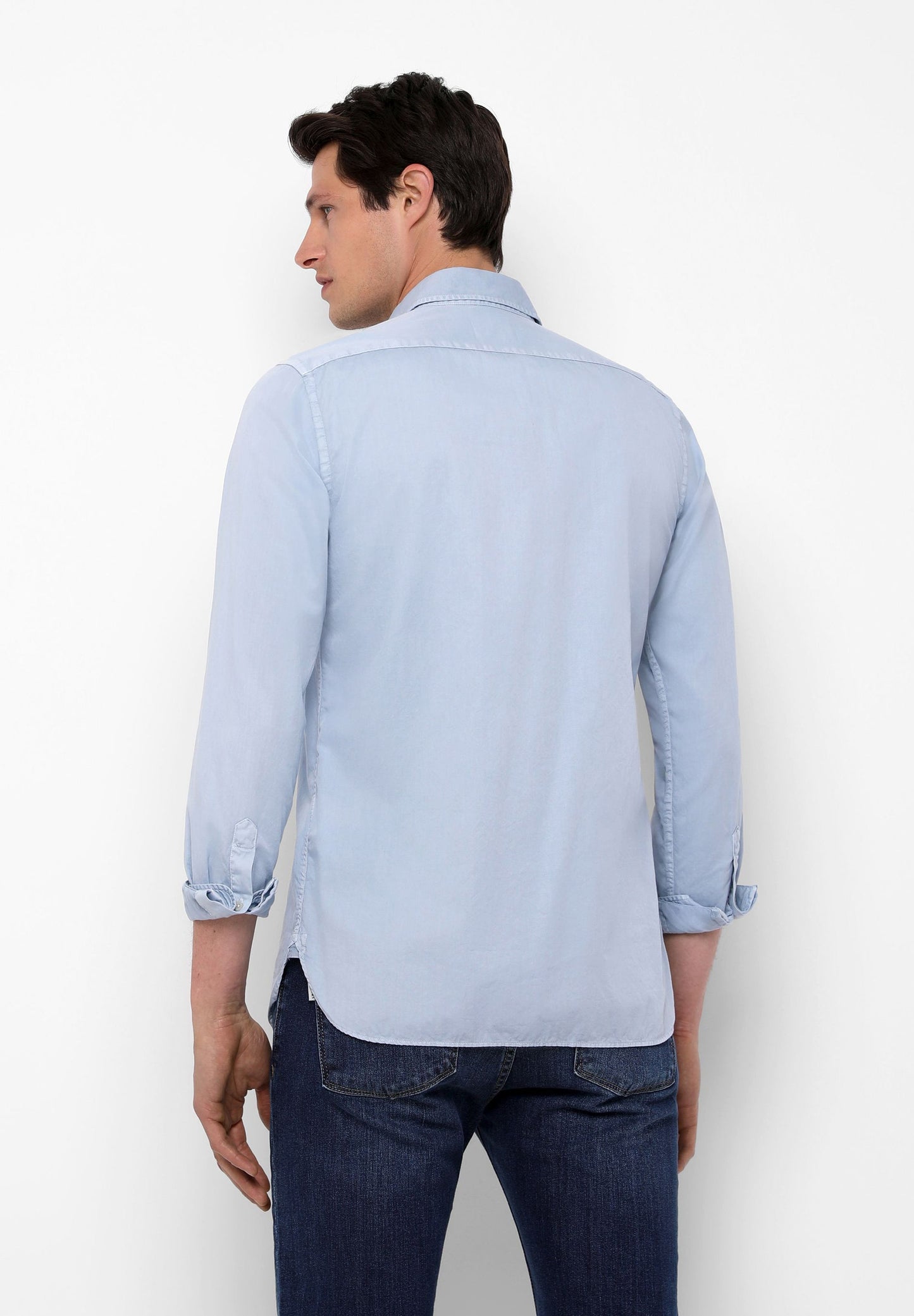 CAMISA CALAVERA BORDADA TONO