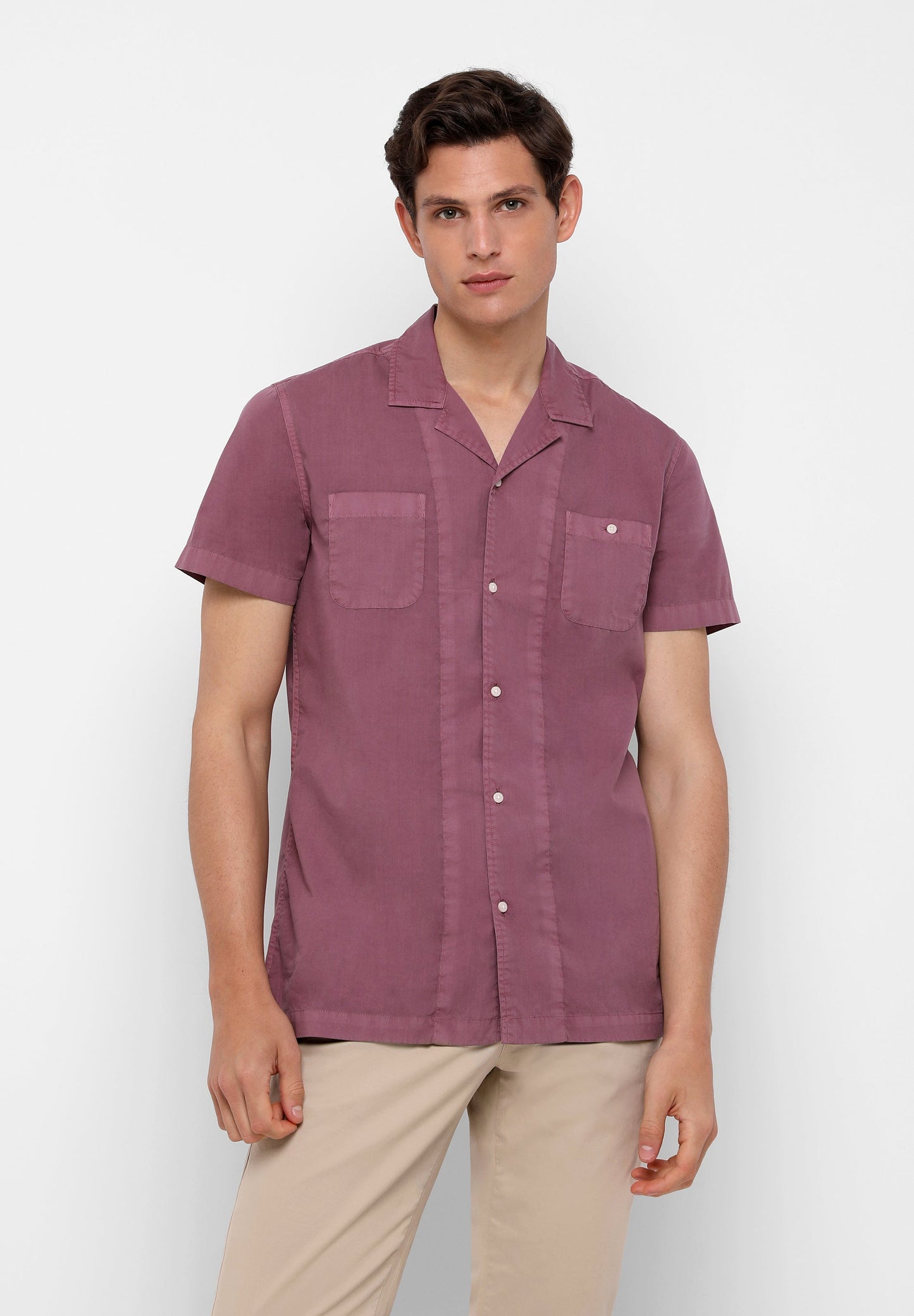 CAMISA MANGA CORTA LAVADA