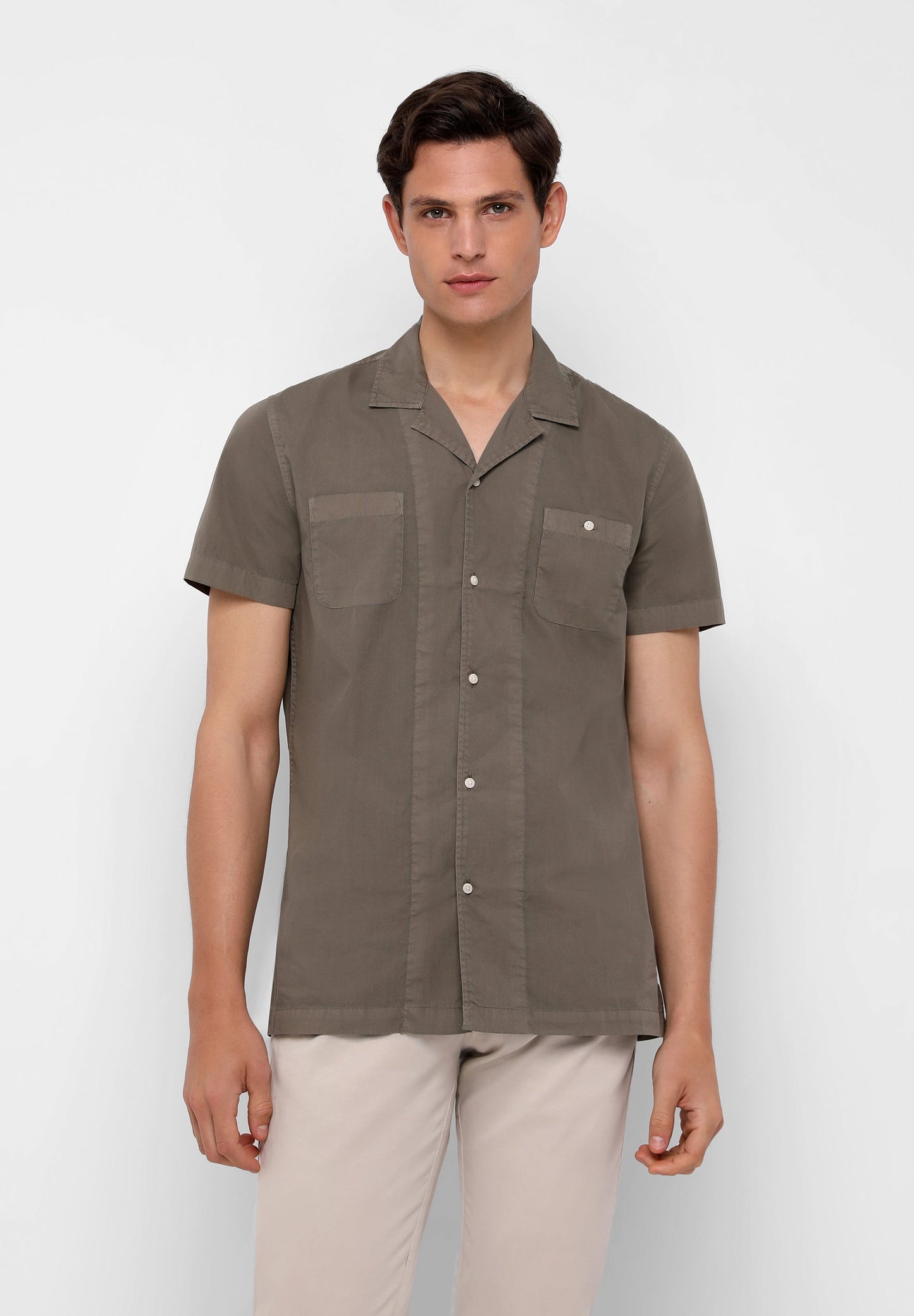 CAMISA MANGA CORTA LAVADA