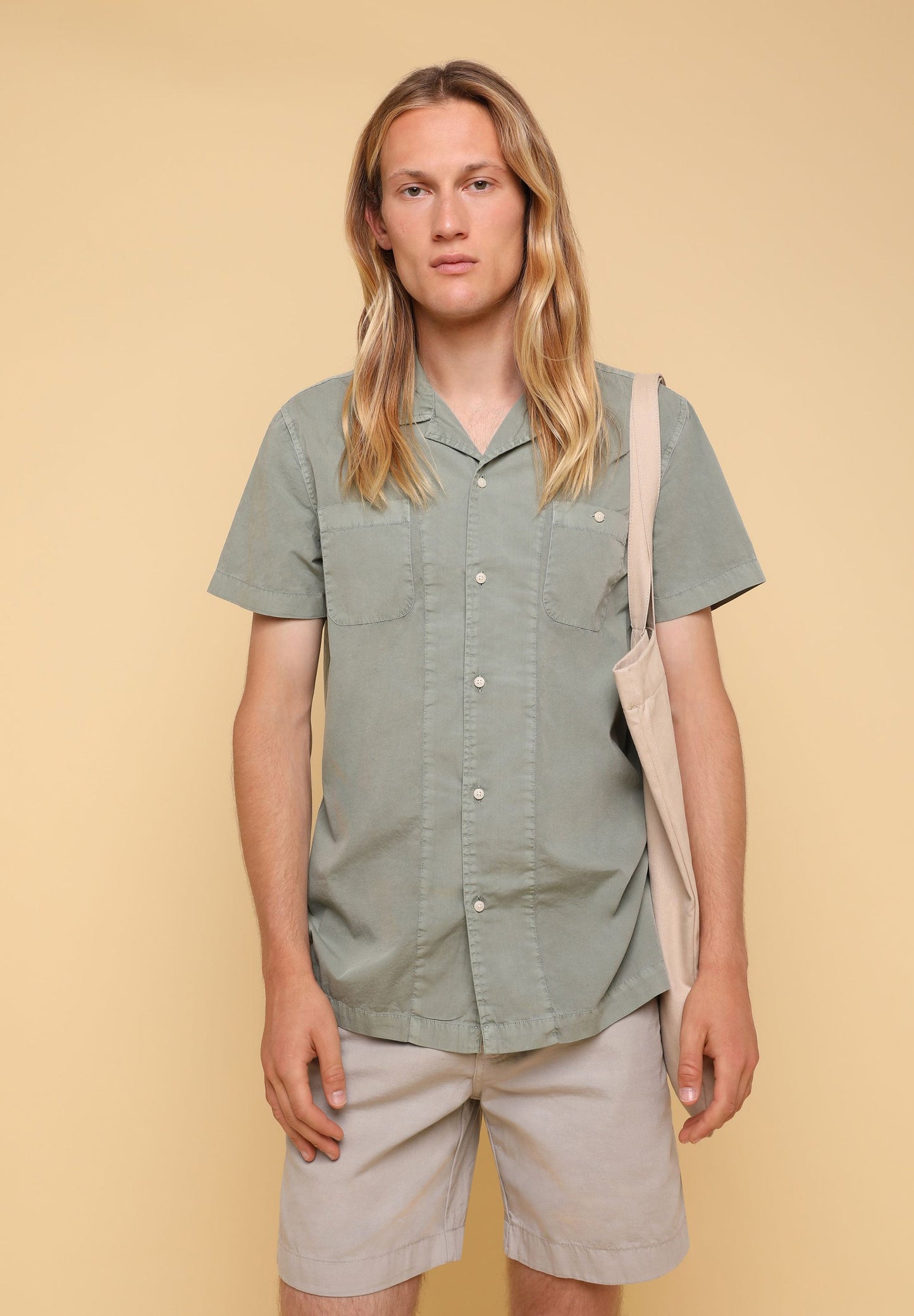 CAMISA MANGA CORTA LAVADA