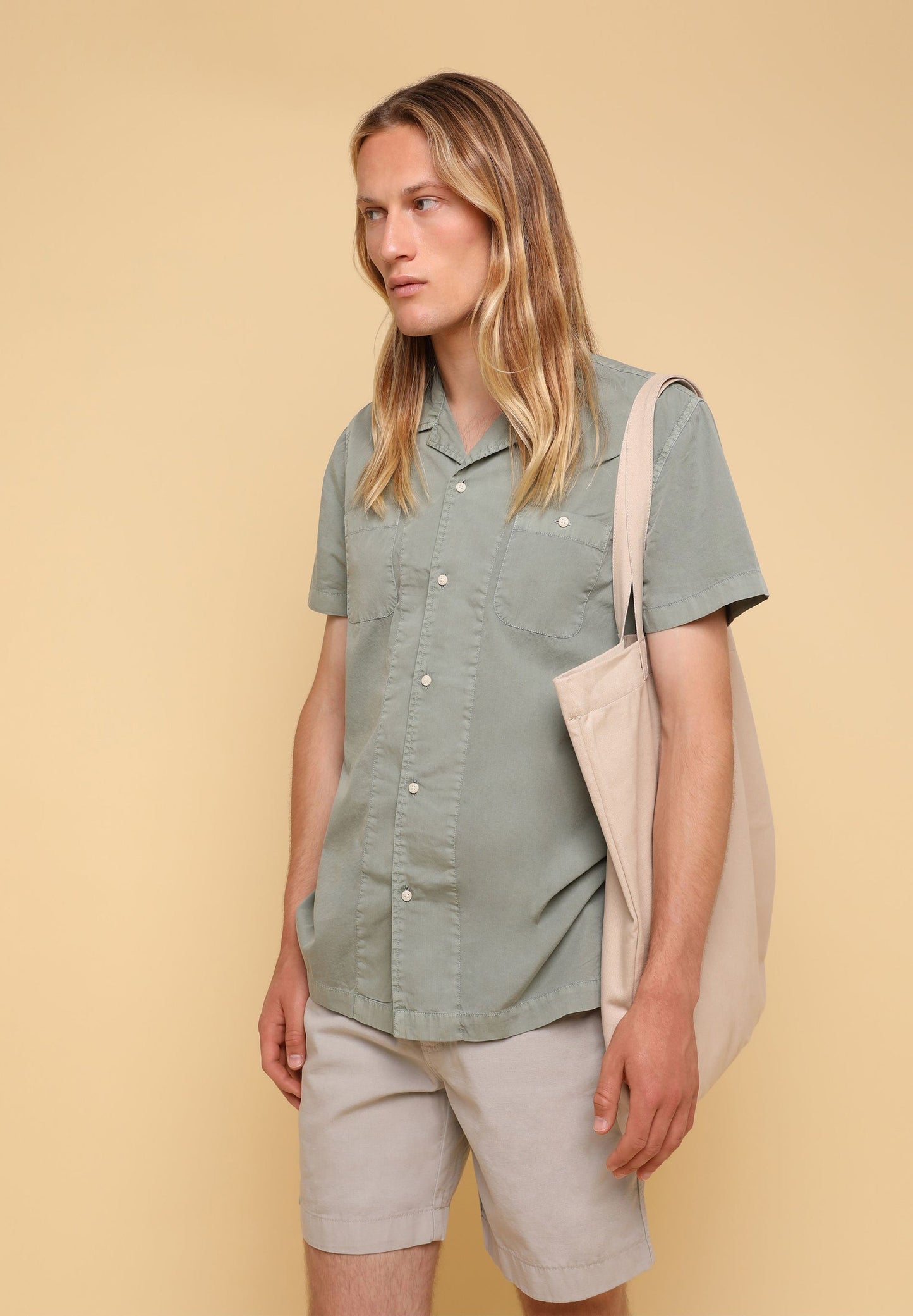 CAMISA MANGA CORTA LAVADA