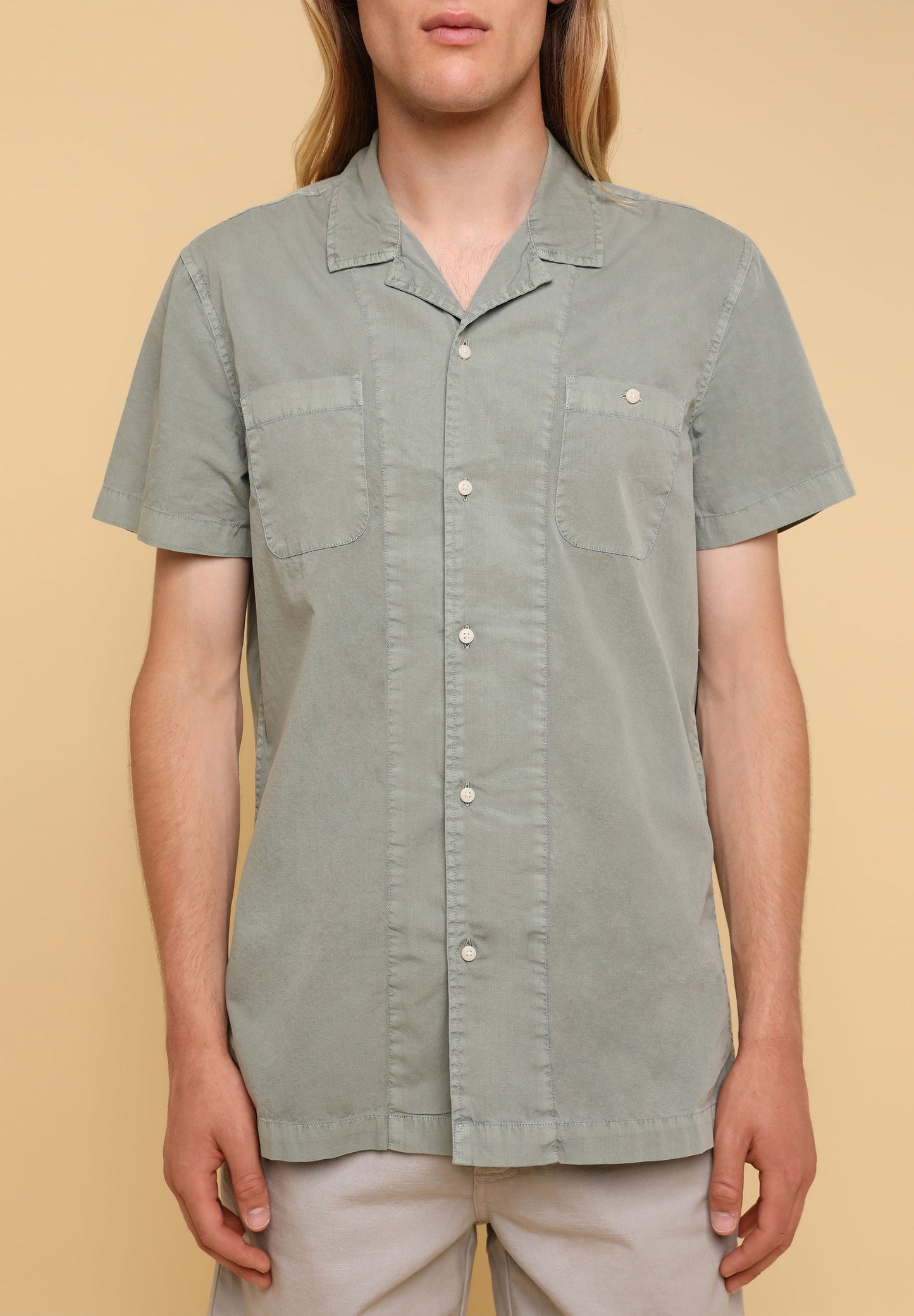 CAMISA MANGA CORTA LAVADA