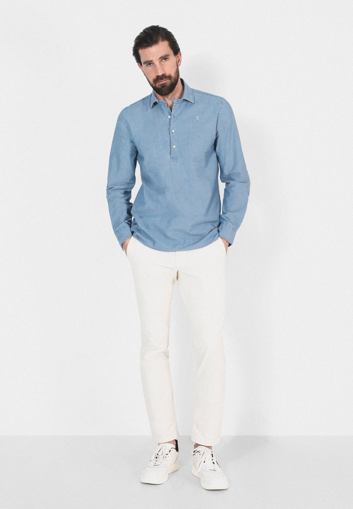CAMISA POLERA DENIM