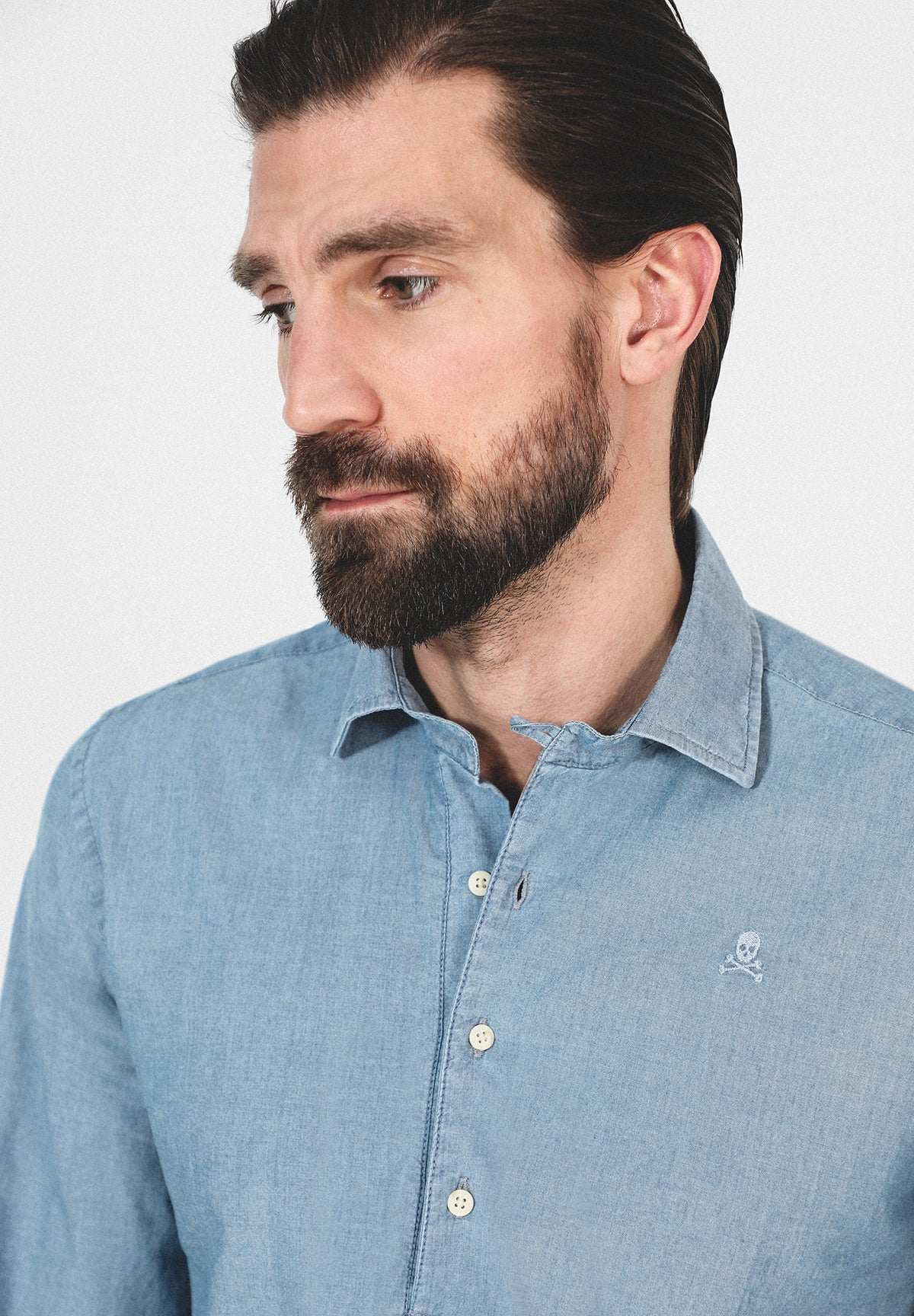 CAMISA POLERA DENIM