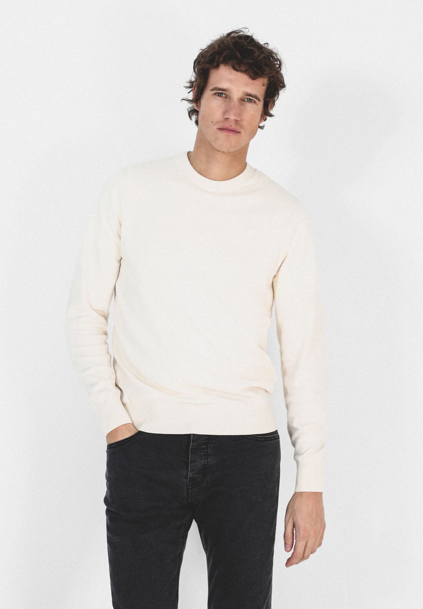 JERSEY CUELLO REDONDO ALGODÓN