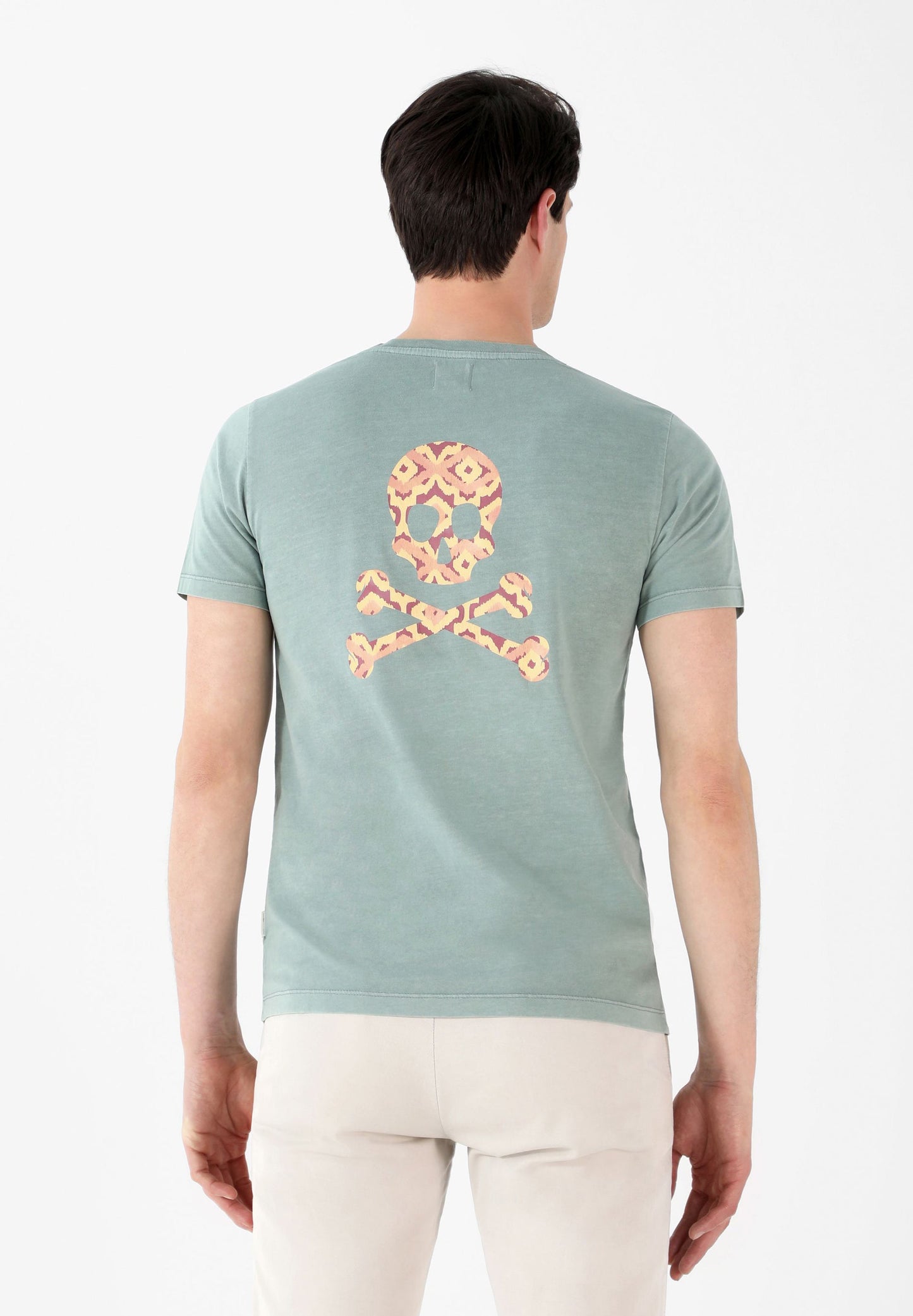 CAMISETA CALAVERA IKAT