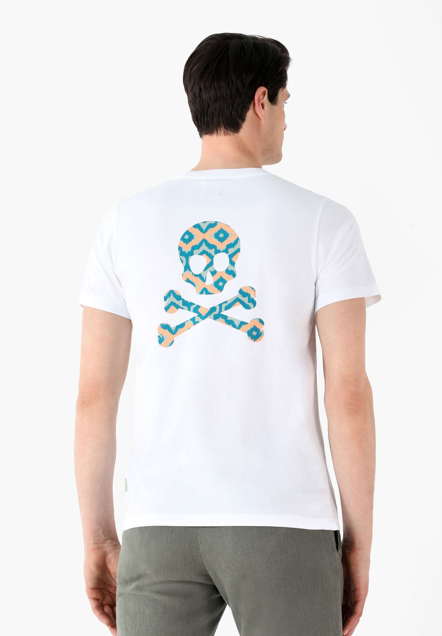 CAMISETA CALAVERA IKAT