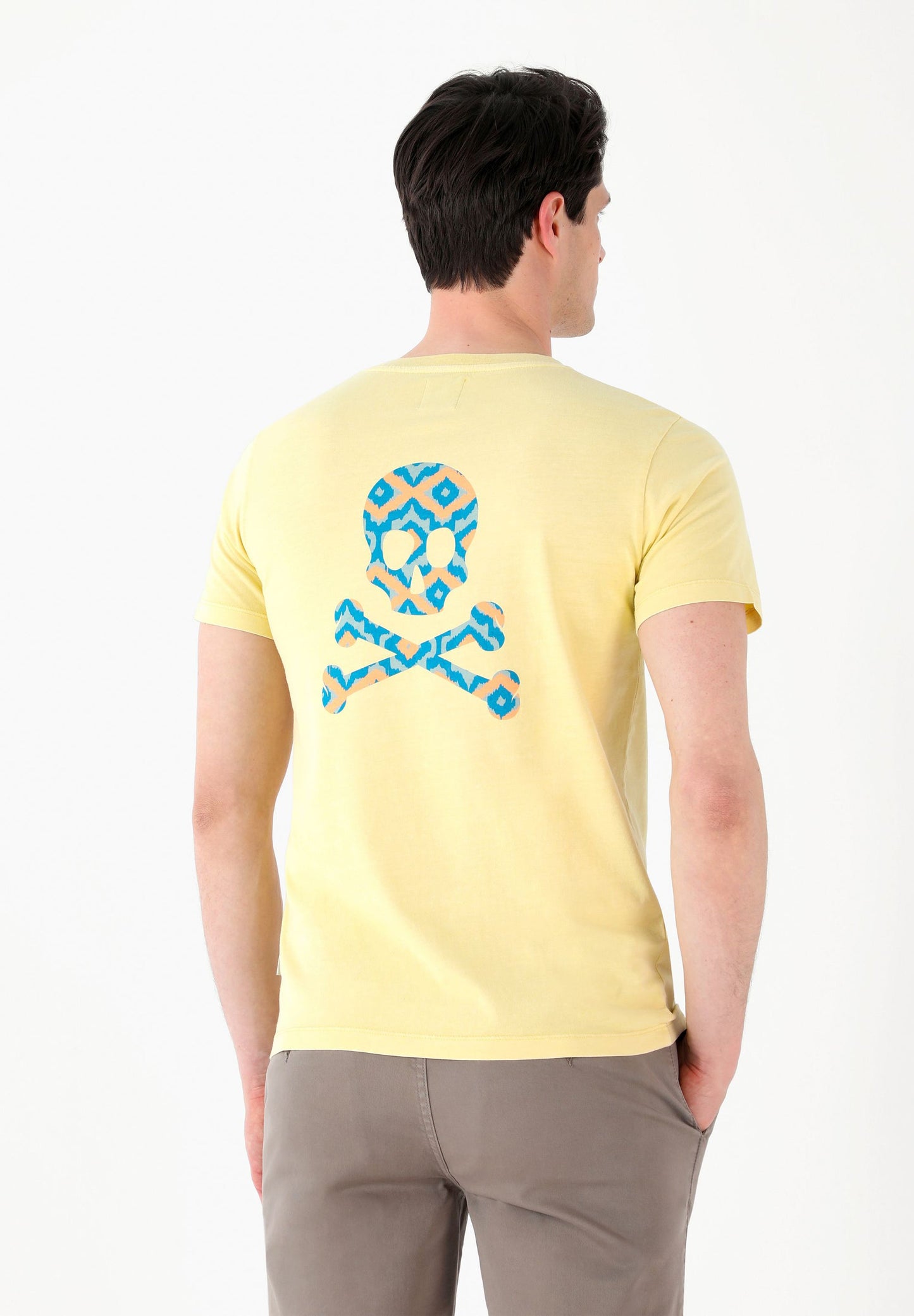 CAMISETA CALAVERA IKAT