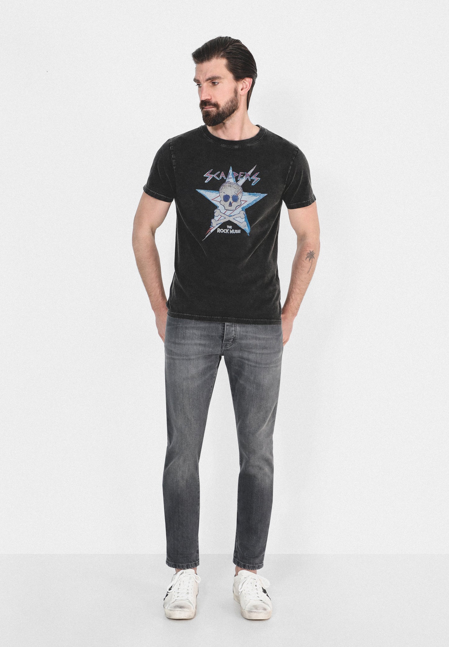 CAMISETA CALAVERA ESTRELLA