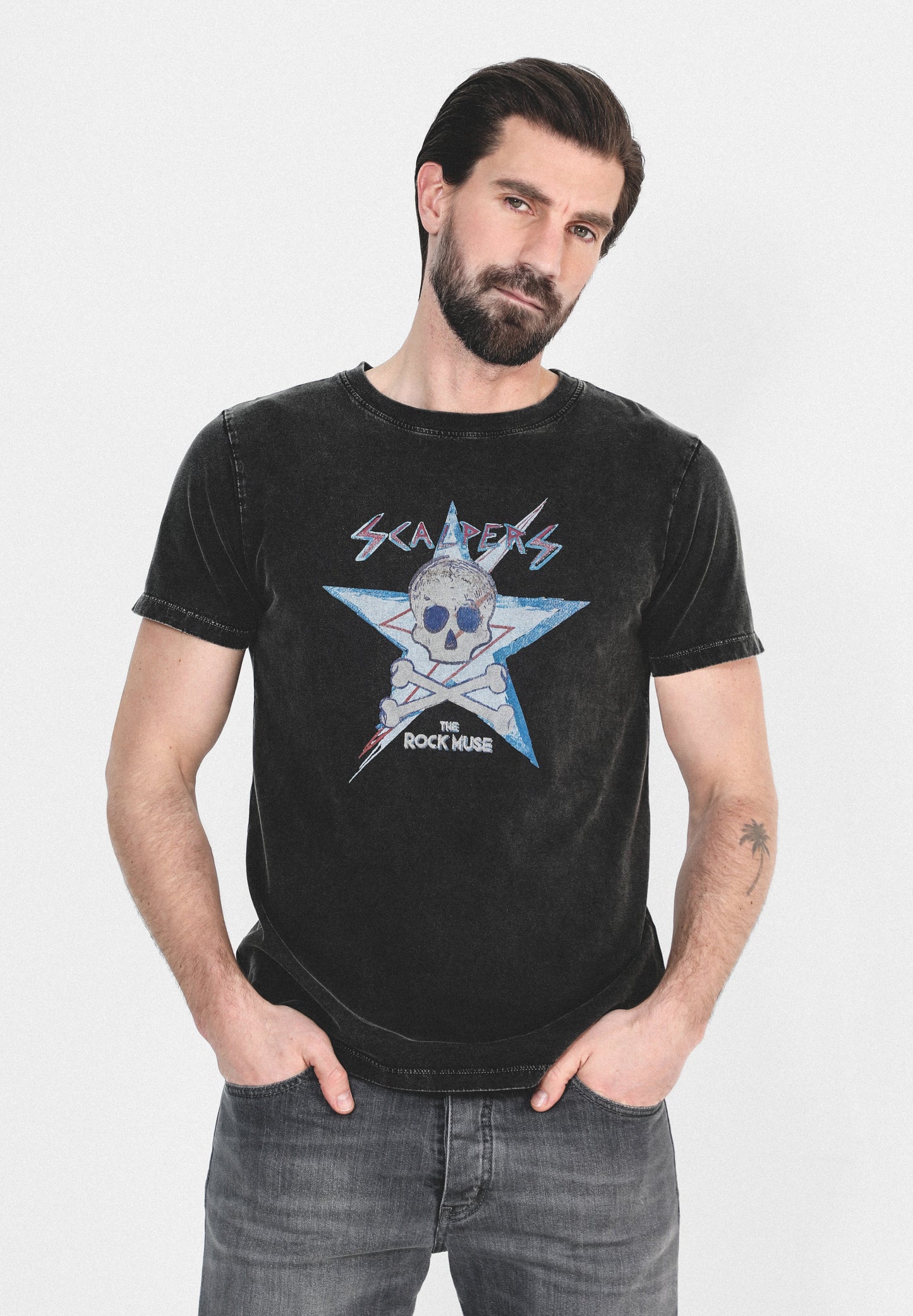 CAMISETA CALAVERA ESTRELLA