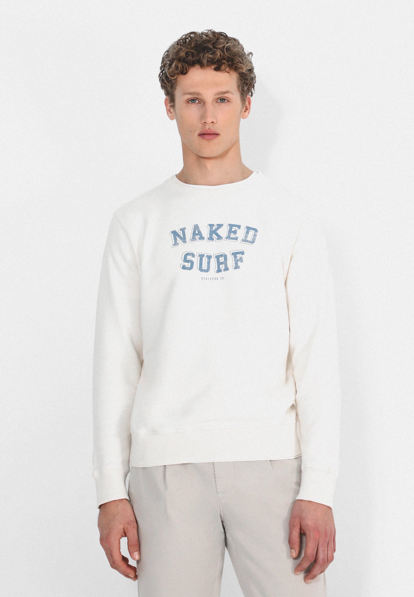 SUDADERA TEXTO CONTRASTE
