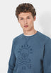 SUDADERA LAVADA LOGO CALAVERA
