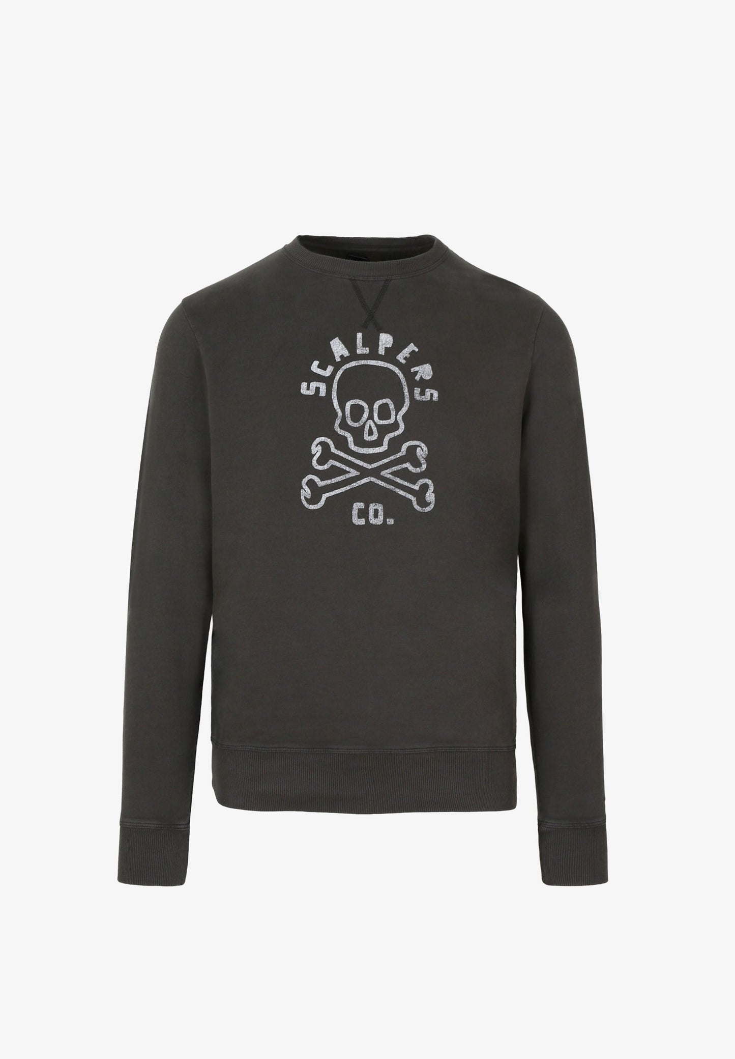 SUDADERA LAVADA LOGO CALAVERA