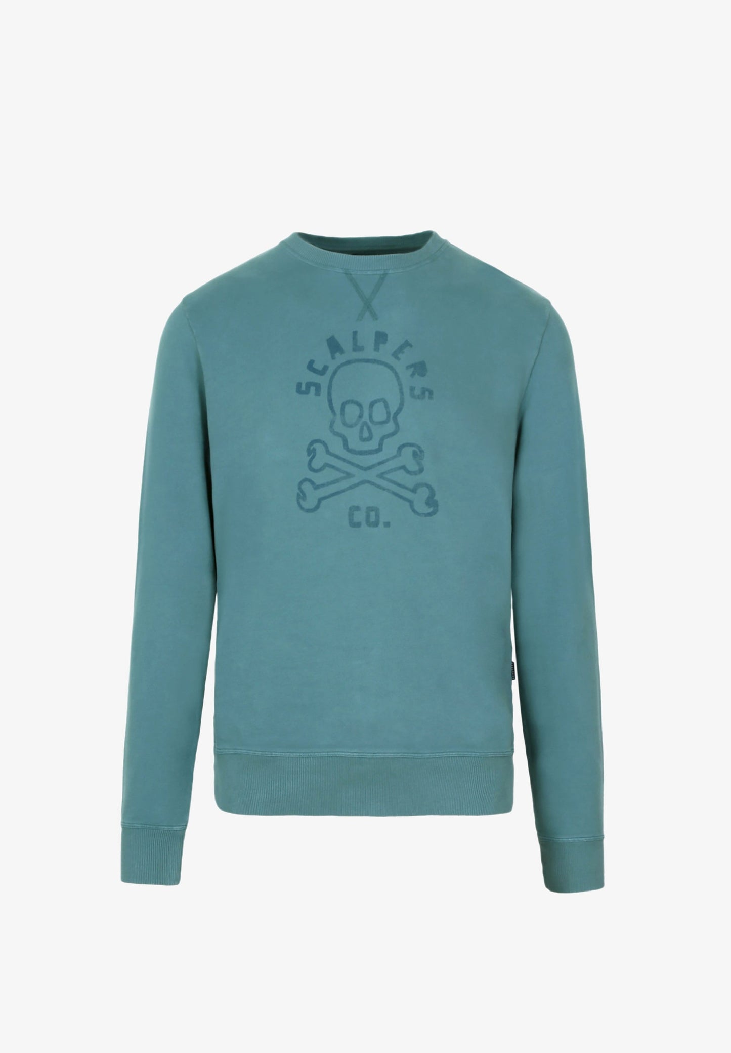 SUDADERA LAVADA LOGO CALAVERA