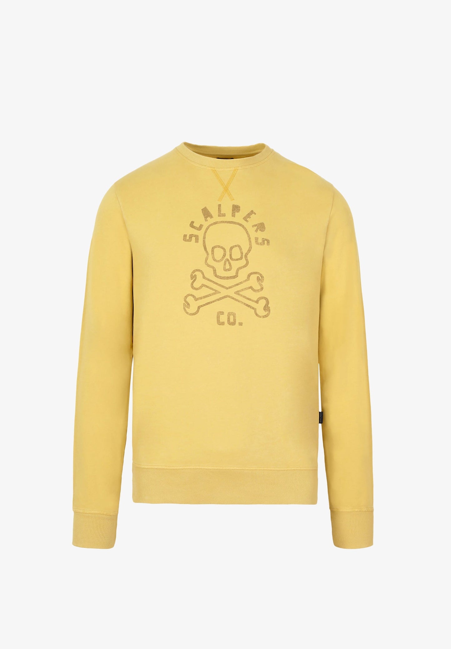 SUDADERA LAVADA LOGO CALAVERA