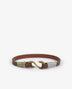 PULSERA PIEL GANCHO METÁLICO