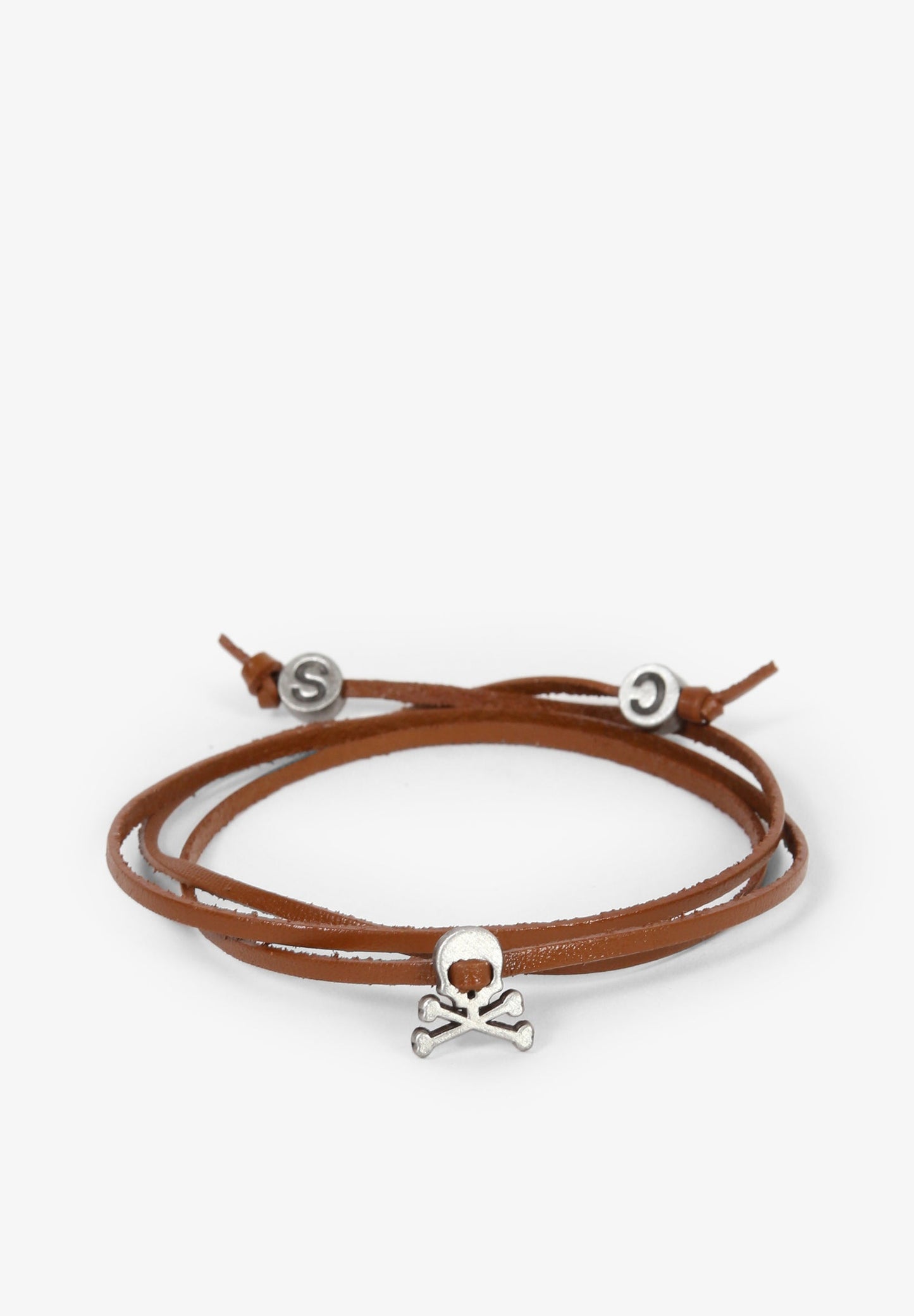 PULSERA CALAVERA PIEL