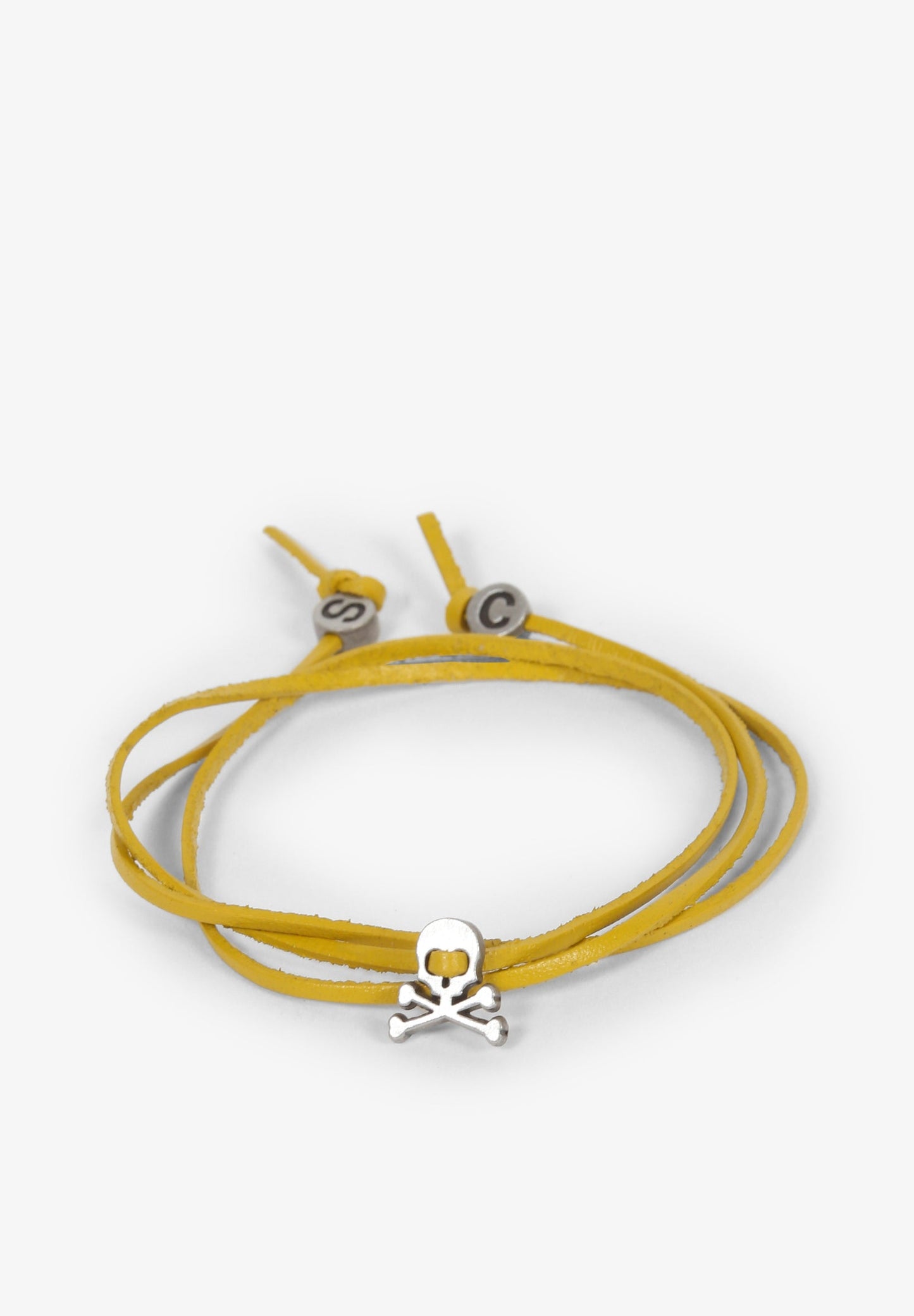 PULSERA CALAVERA PIEL