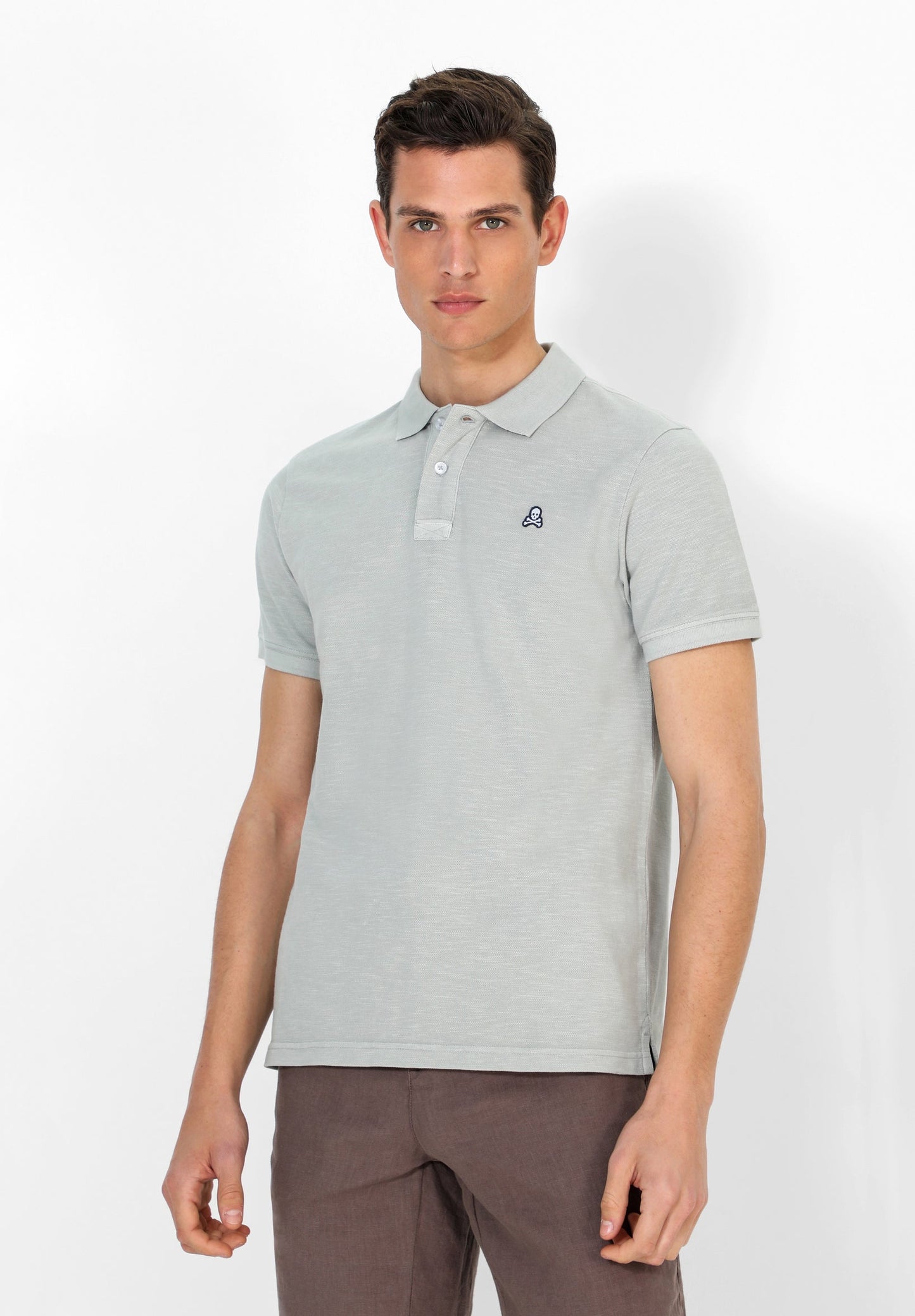 POLO FLAMÉ CALAVERA PARCHE