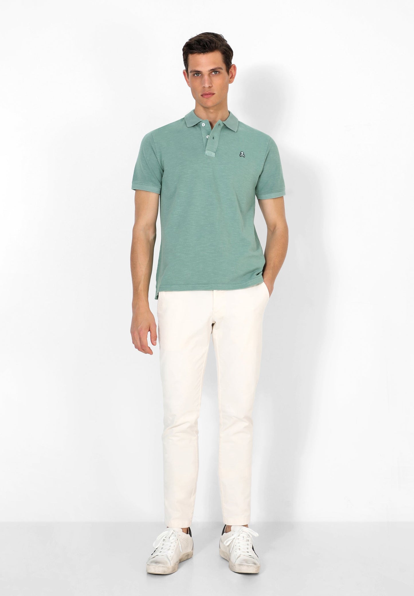 POLO FLAMÉ CALAVERA PARCHE