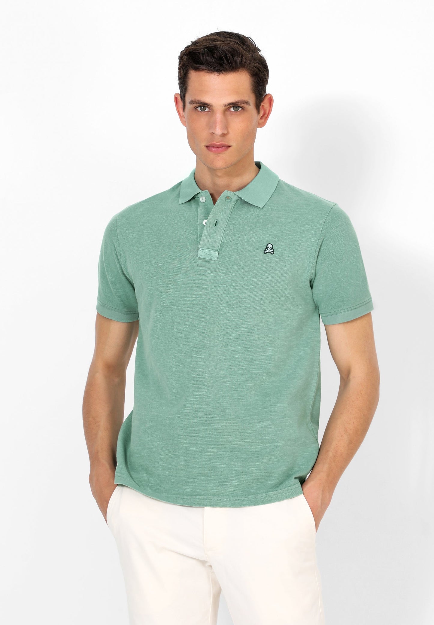POLO FLAMÉ CALAVERA PARCHE