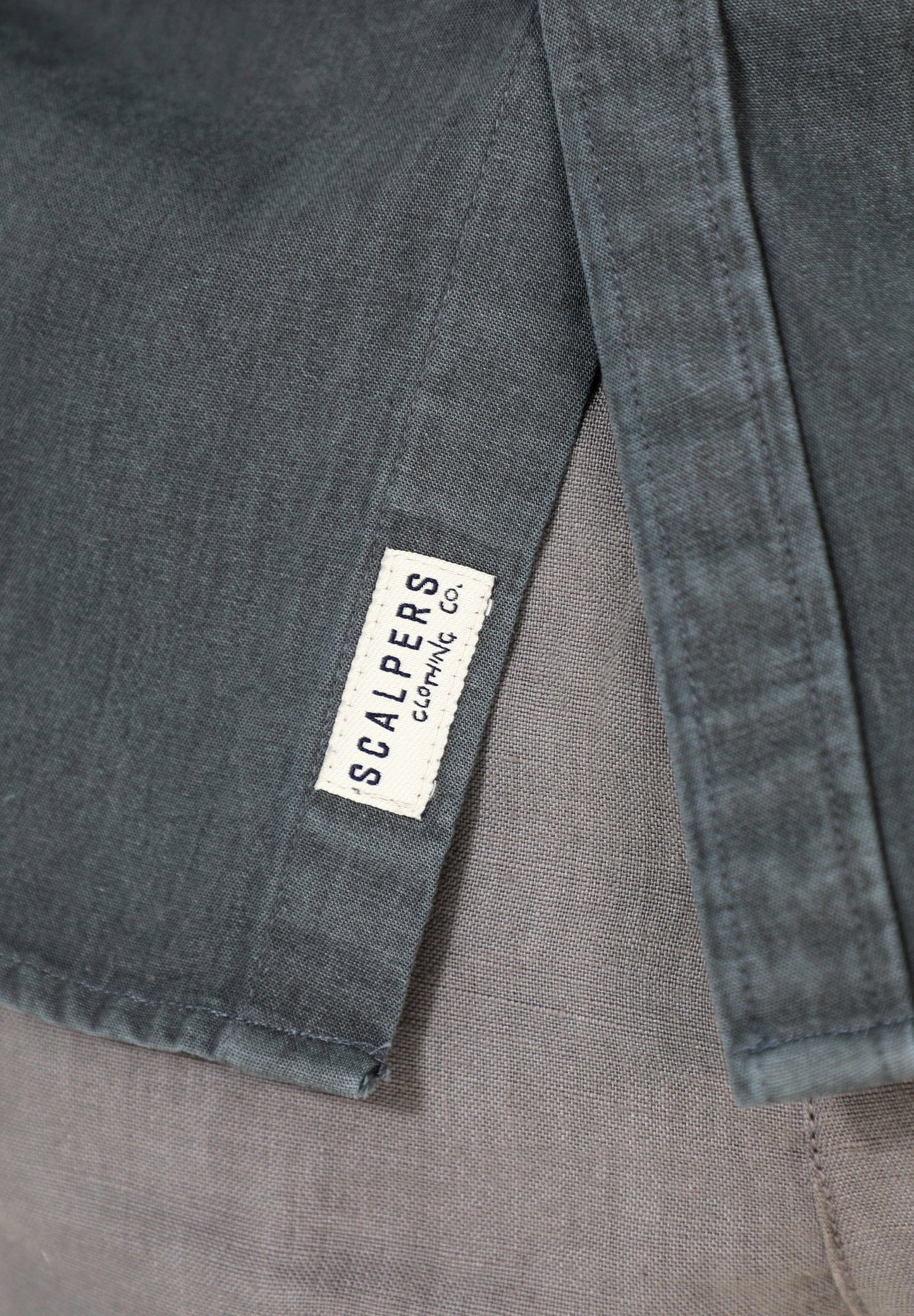 CAMISA DENIM CALAVERA TONO