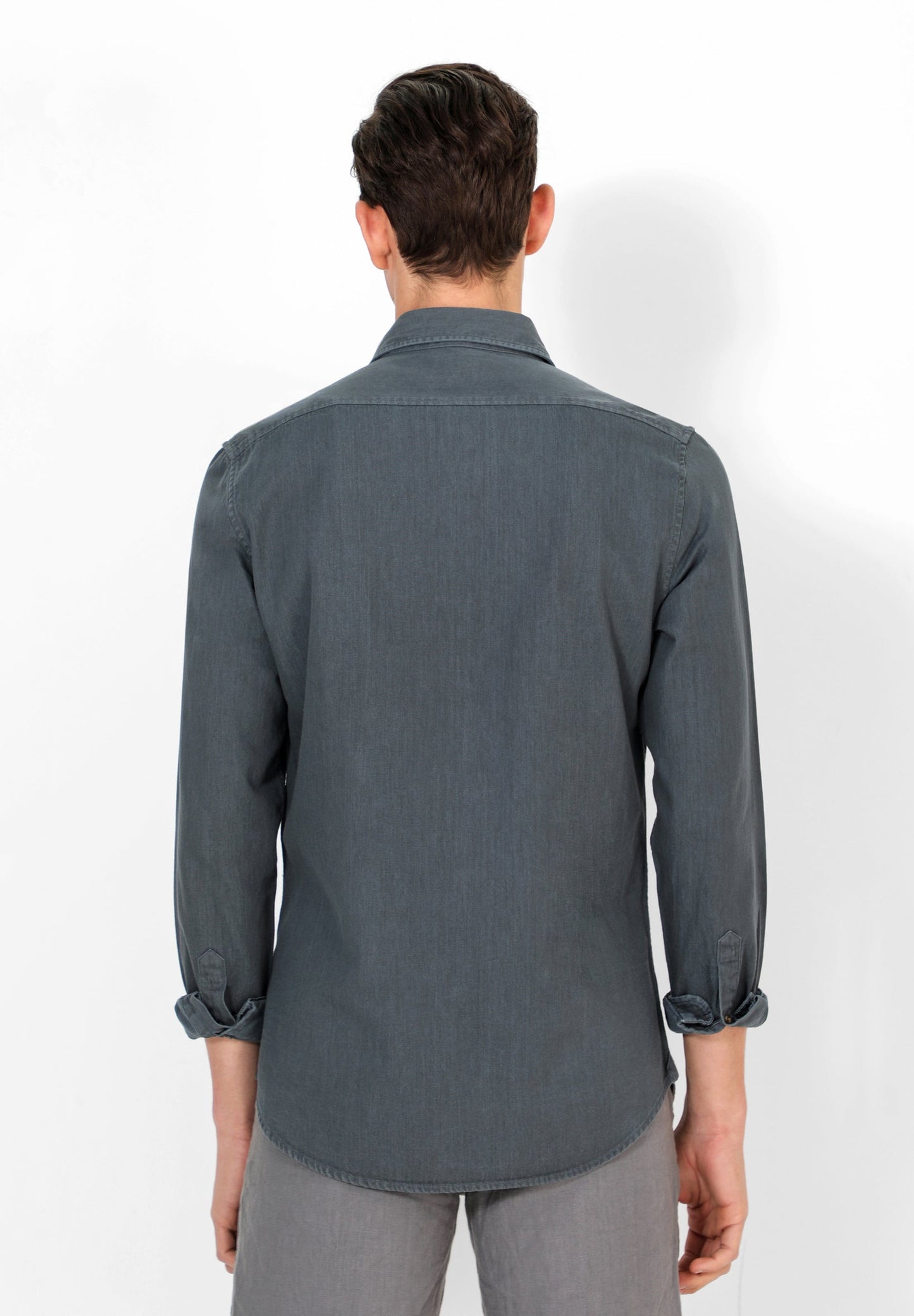 CAMISA DENIM CALAVERA TONO