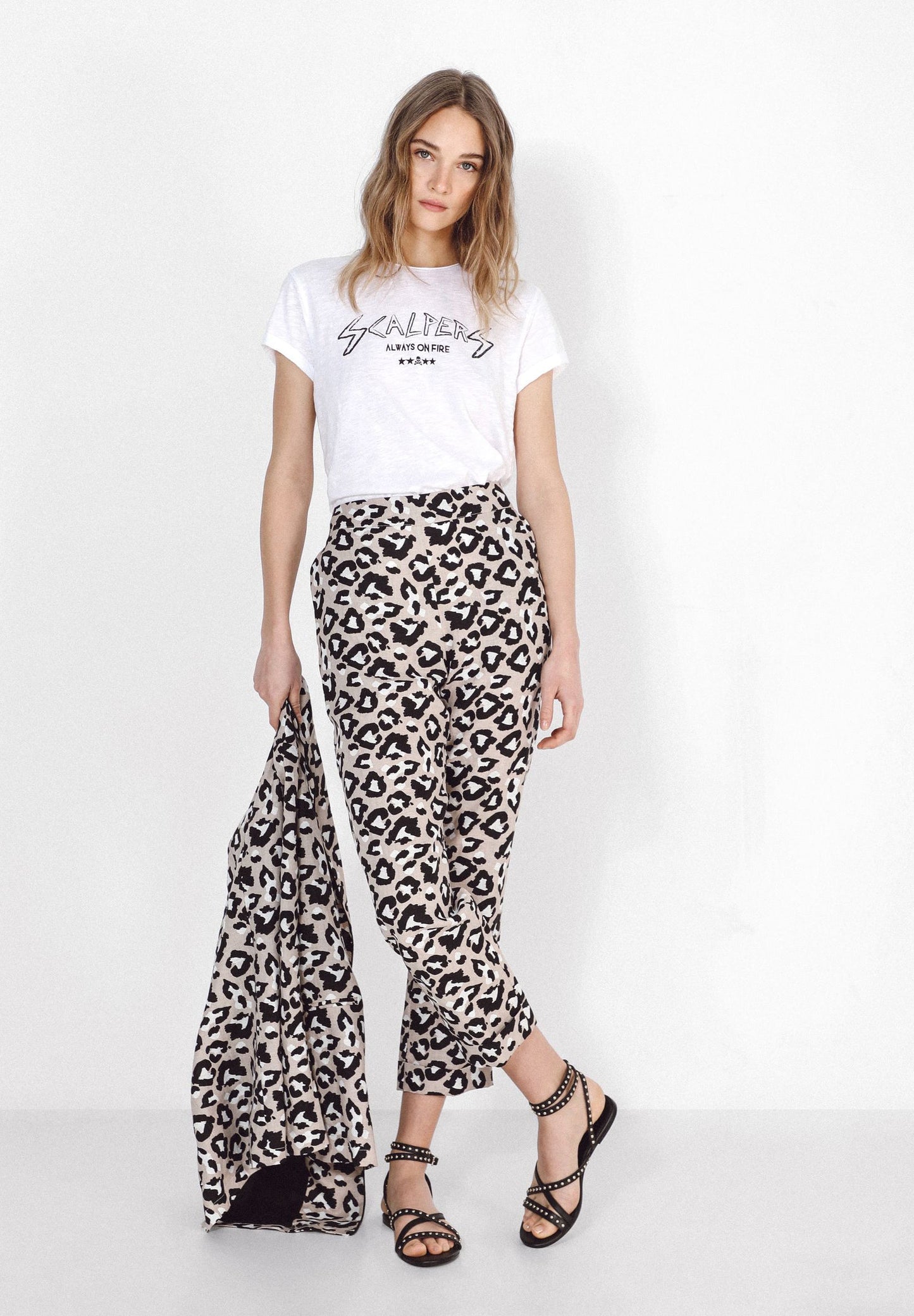 PANTALÓN LINO ANIMAL PRINT