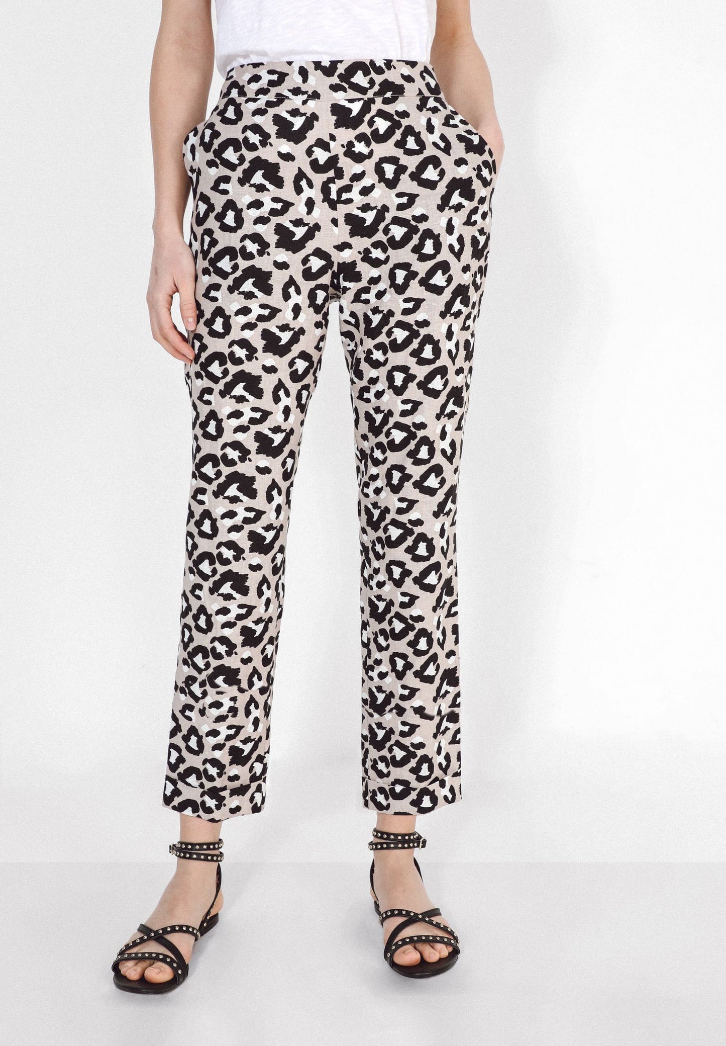 PANTALÓN LINO ANIMAL PRINT