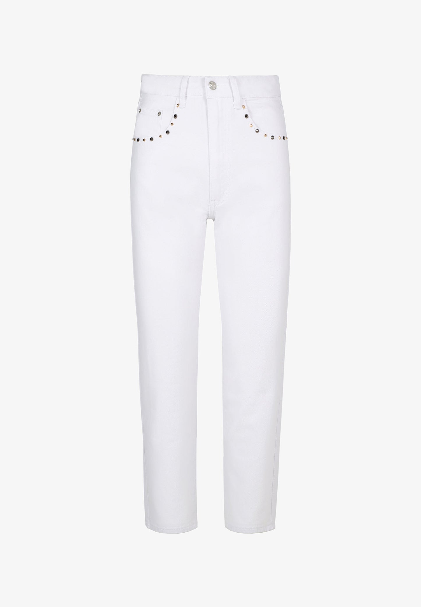 JEANS RECTOS TACHUELAS