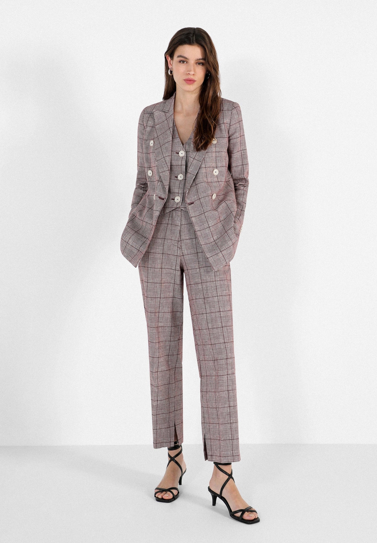 BLAZER CUADROS CRUZADA
