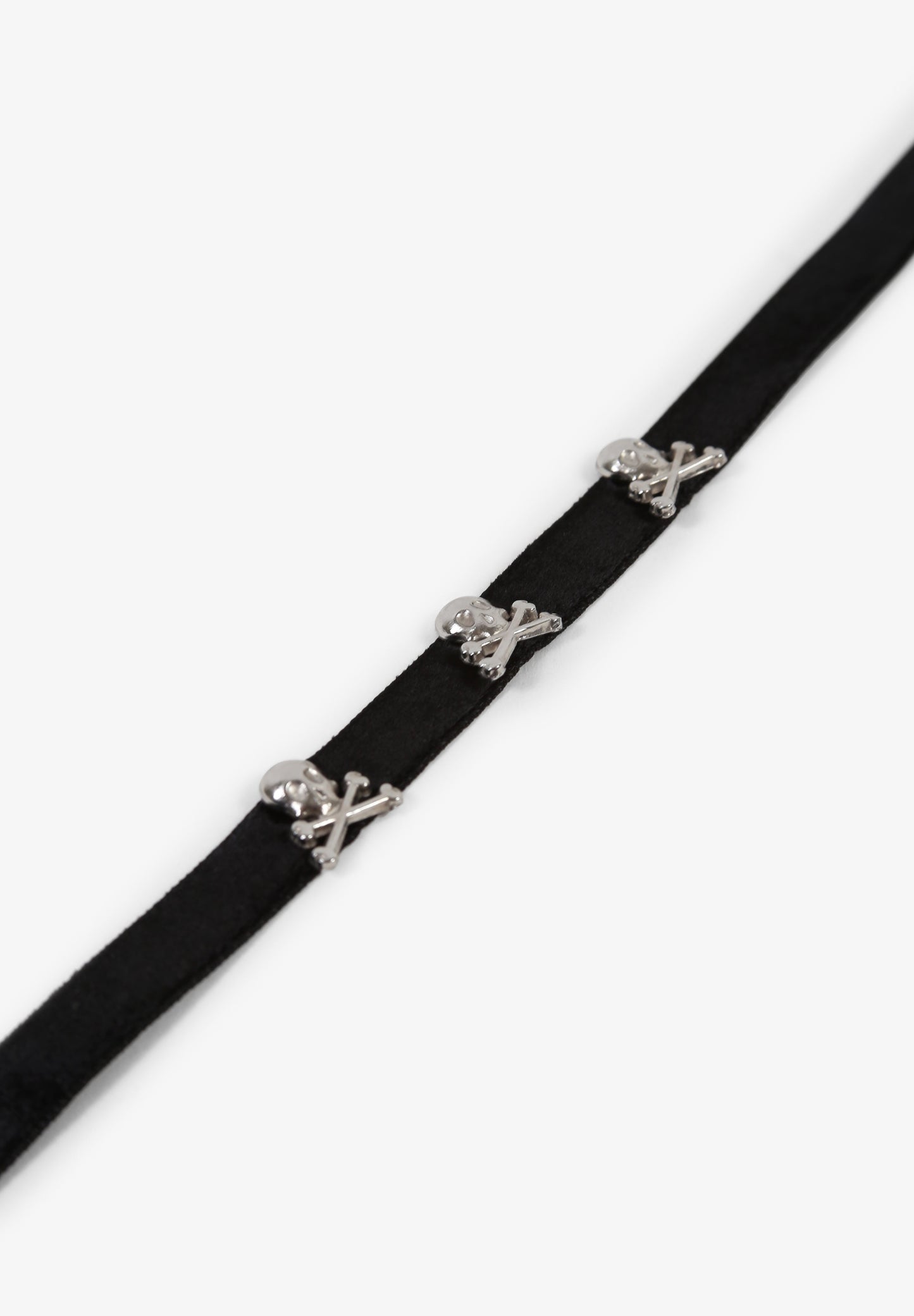 PULSERA TERCIOPELO CALAVERAS
