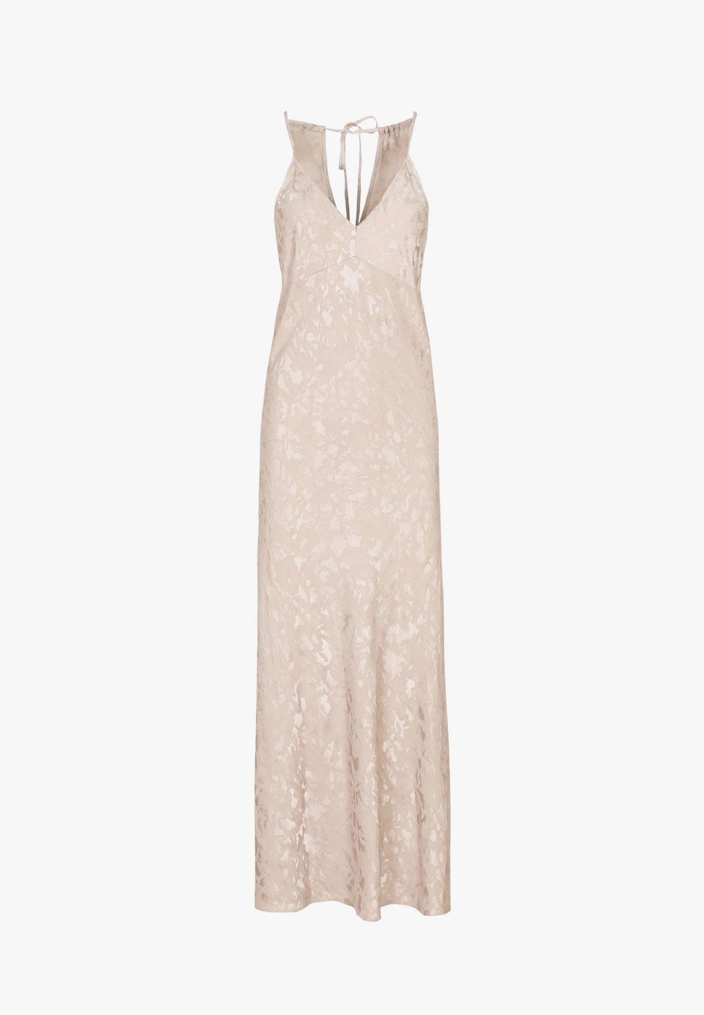VESTIDO LARGO JACQUARD