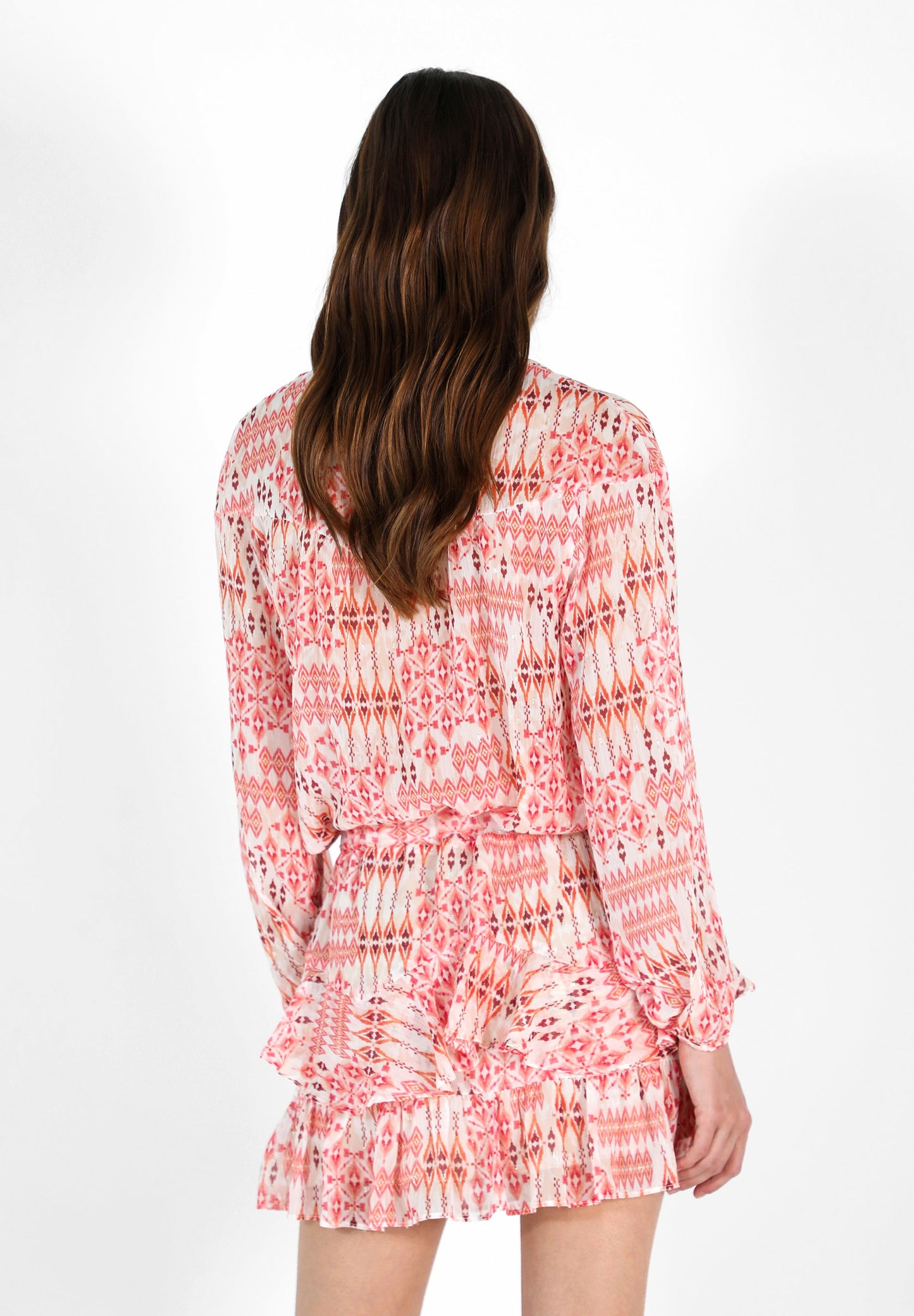 FALDA ESTAMPADA VOLANTES